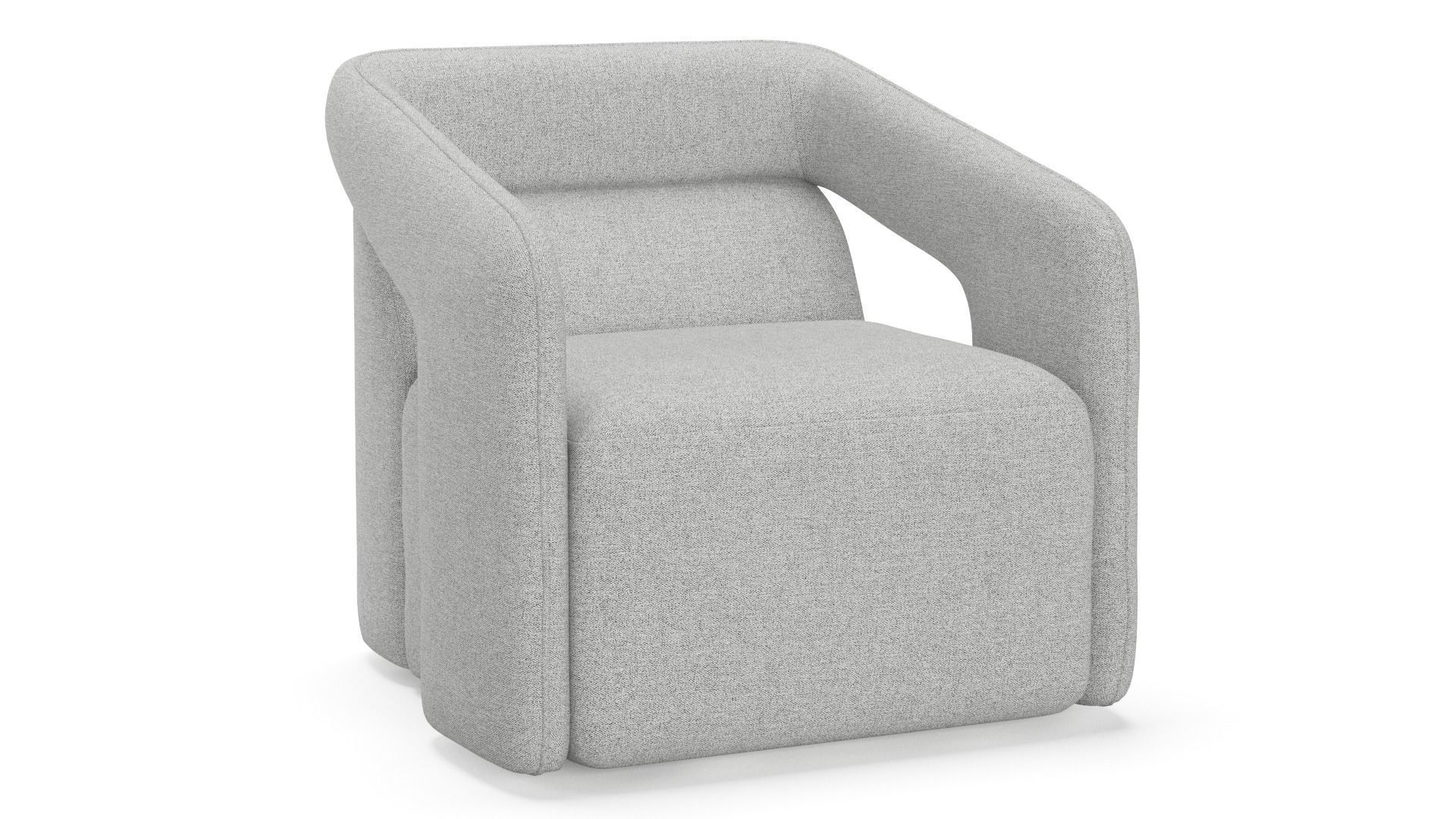 Kendrick Swivel Accent Chair 3D model_1
