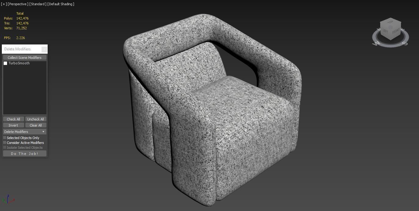Kendrick Swivel Accent Chair 3D model_4