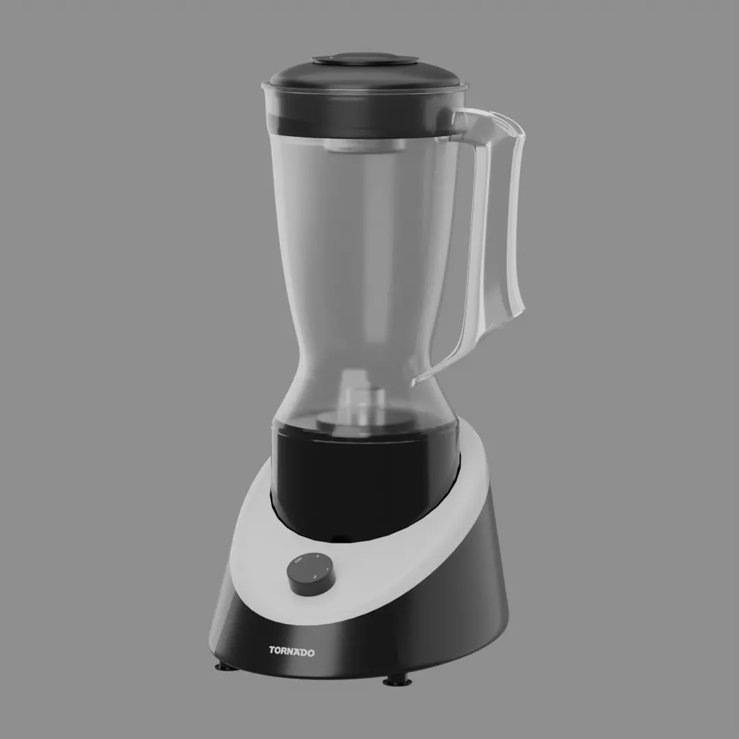 Tornado black Electric Blender Low-poly 3D model