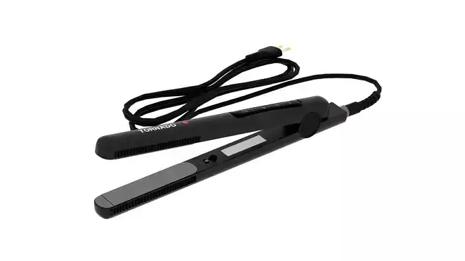 Tornado hair Straightener Low-poly 3D model