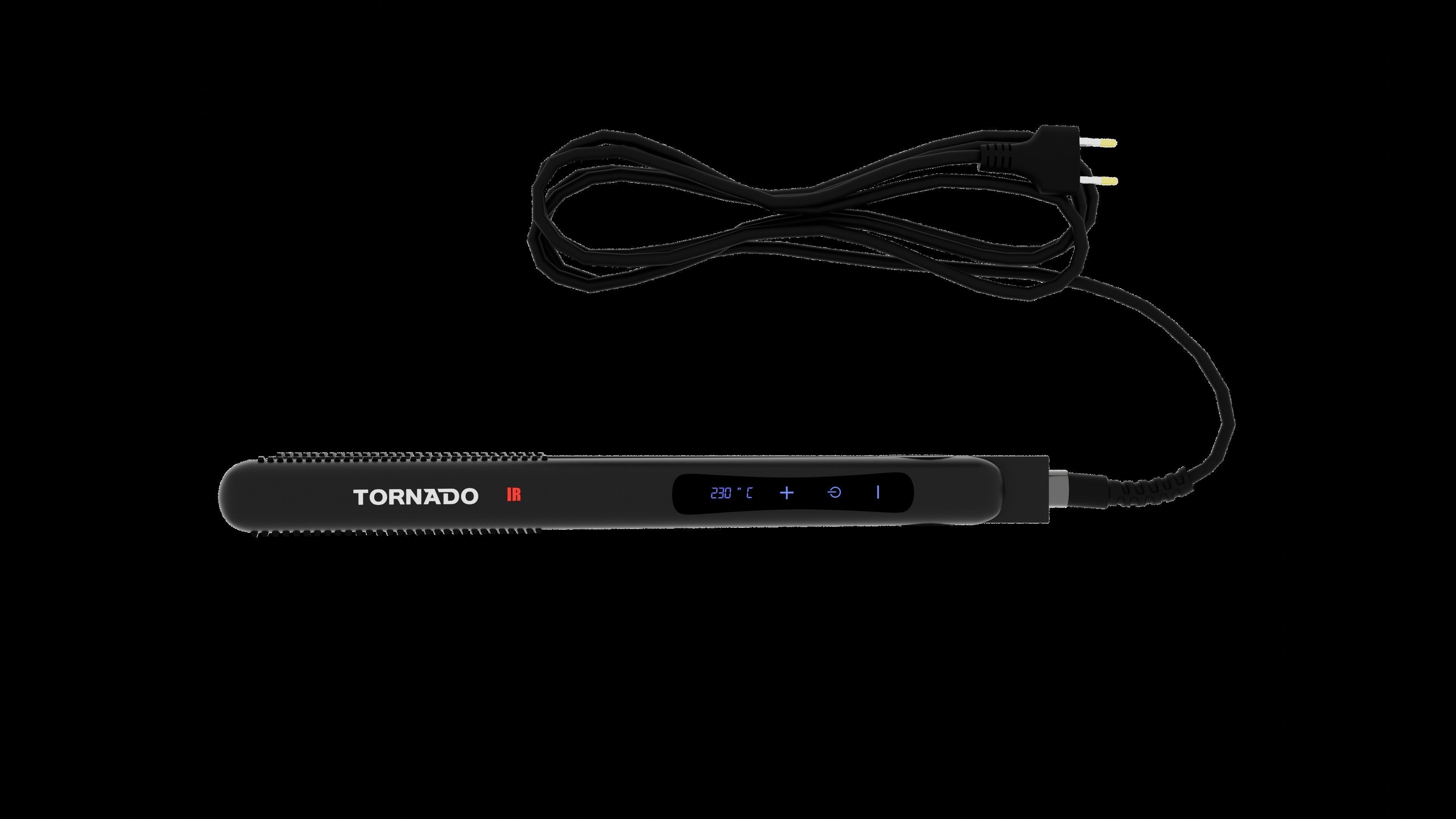 Tornado hair Straightener Low-poly 3D model_1