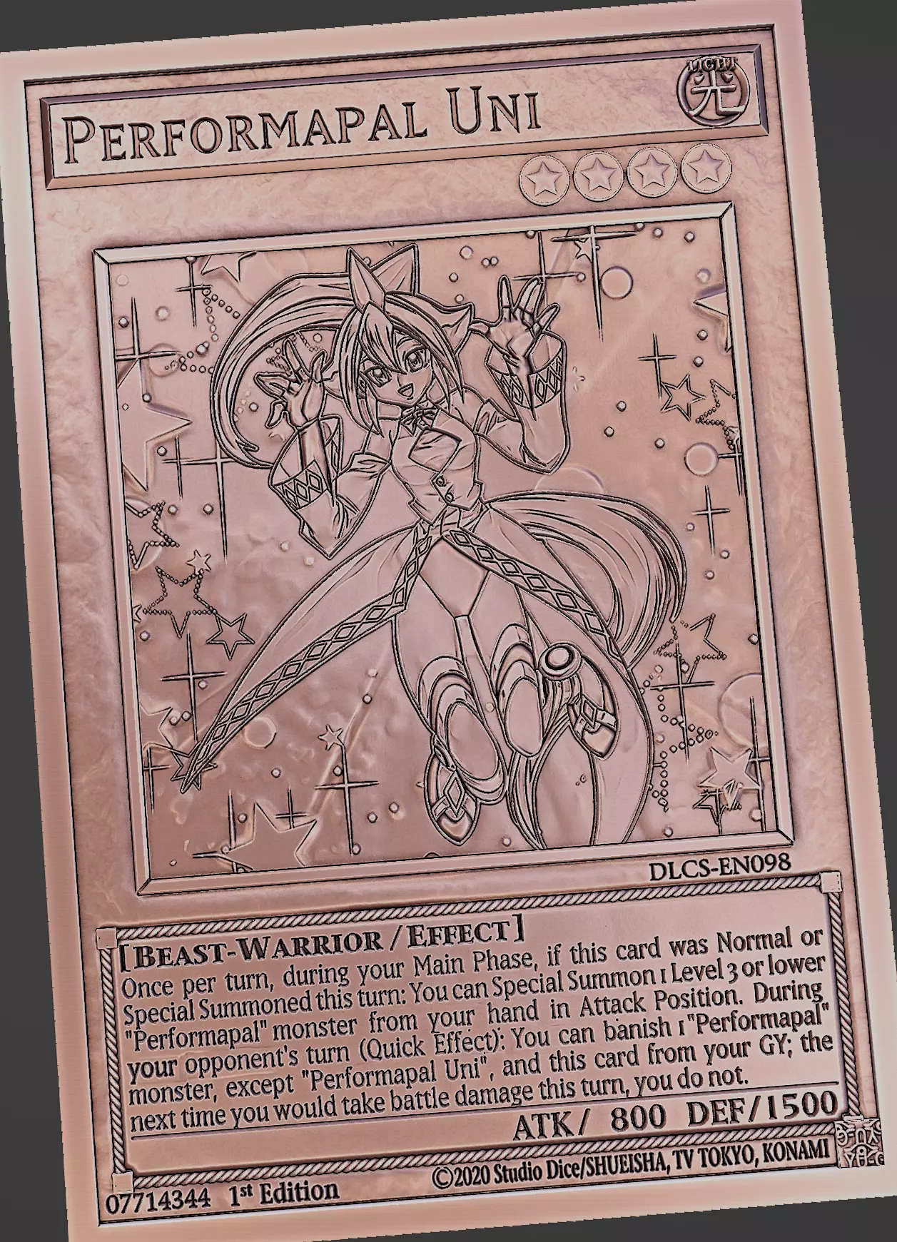 PERFORMAPAL UNI - YU-GI-OH 3D print model