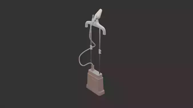 Tornado Stand Steam Rose Low-poly 3D model