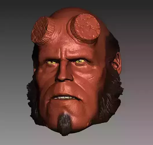 Hellboy Ron Pearlman headsculpt
