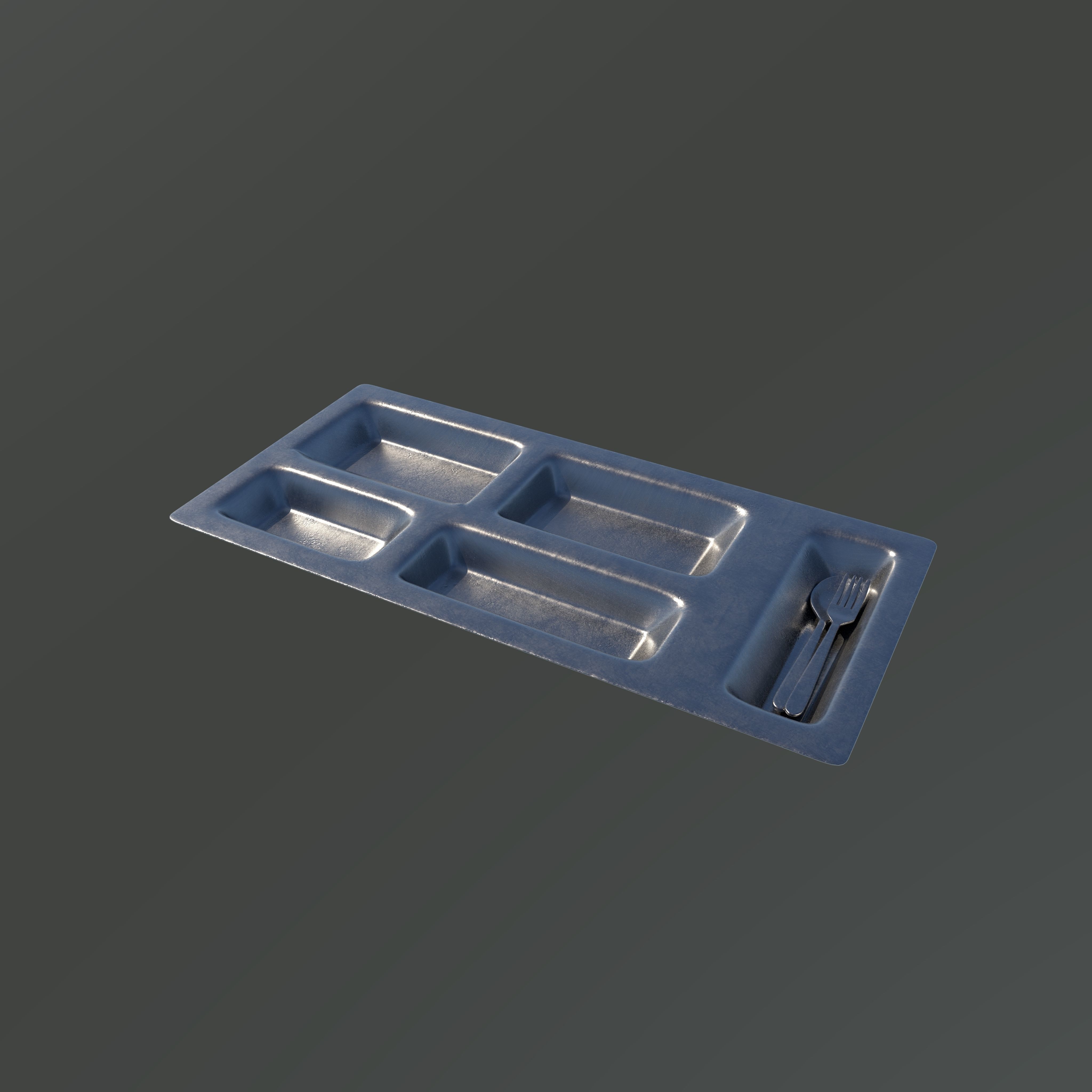 food tray 3D model_5