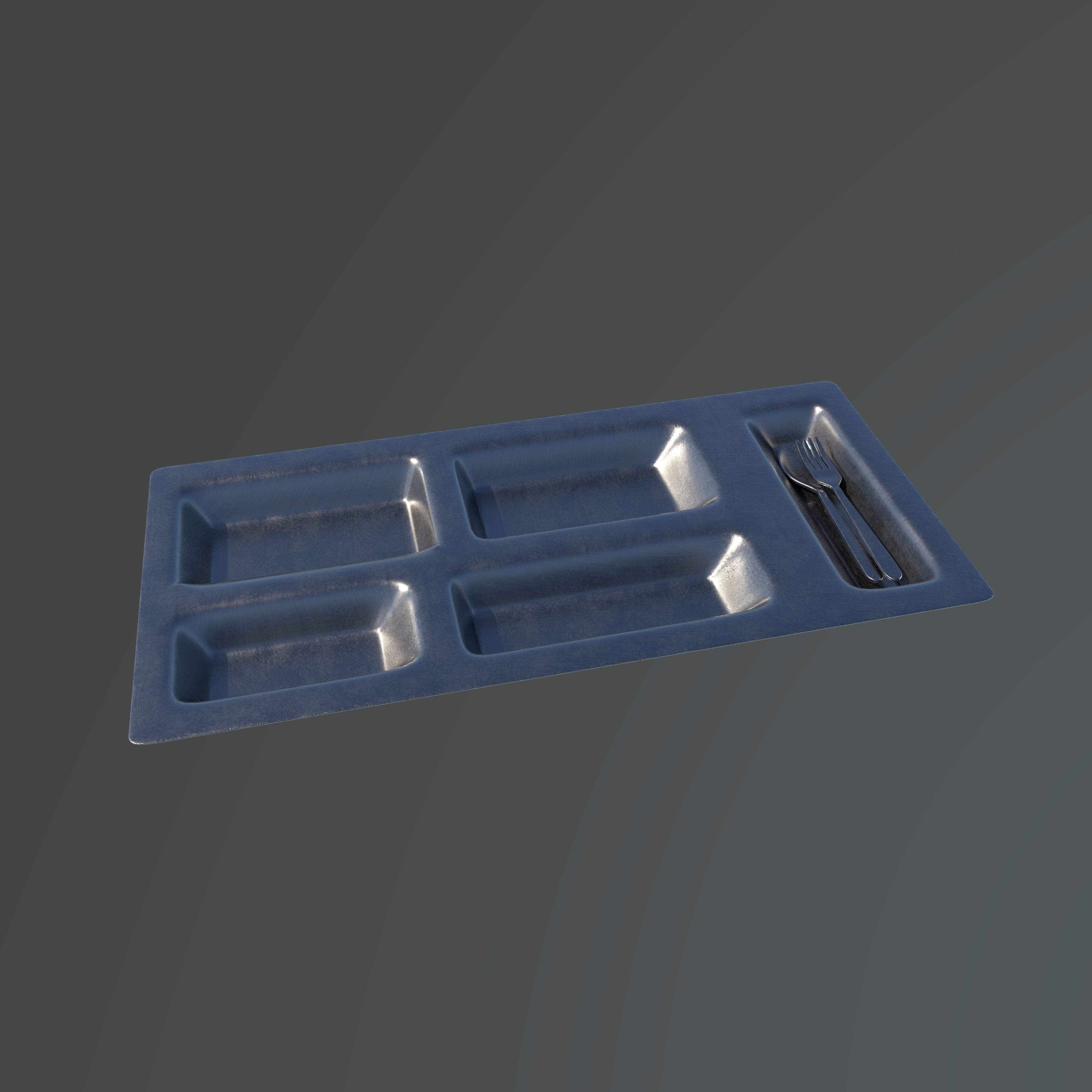food tray 3D model_7