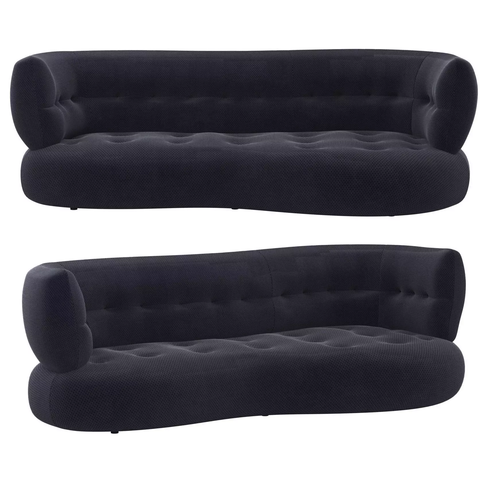 Sense 3 Seat Sofa 3D model