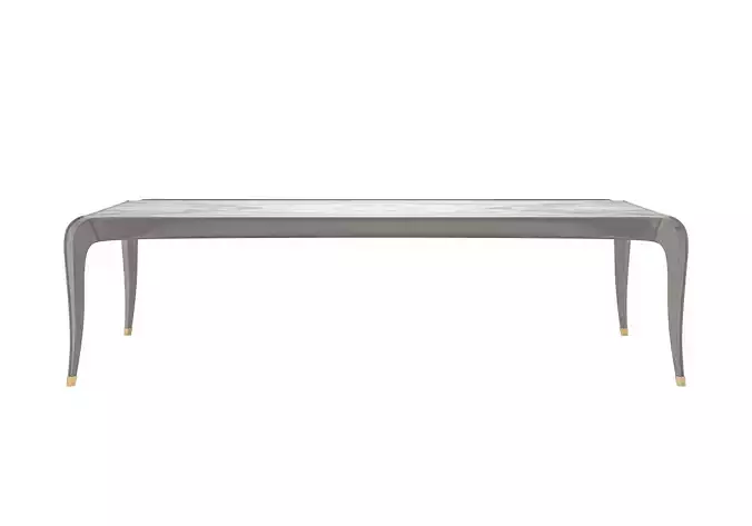 Silhouette rectangular table by MODENESE 3D model