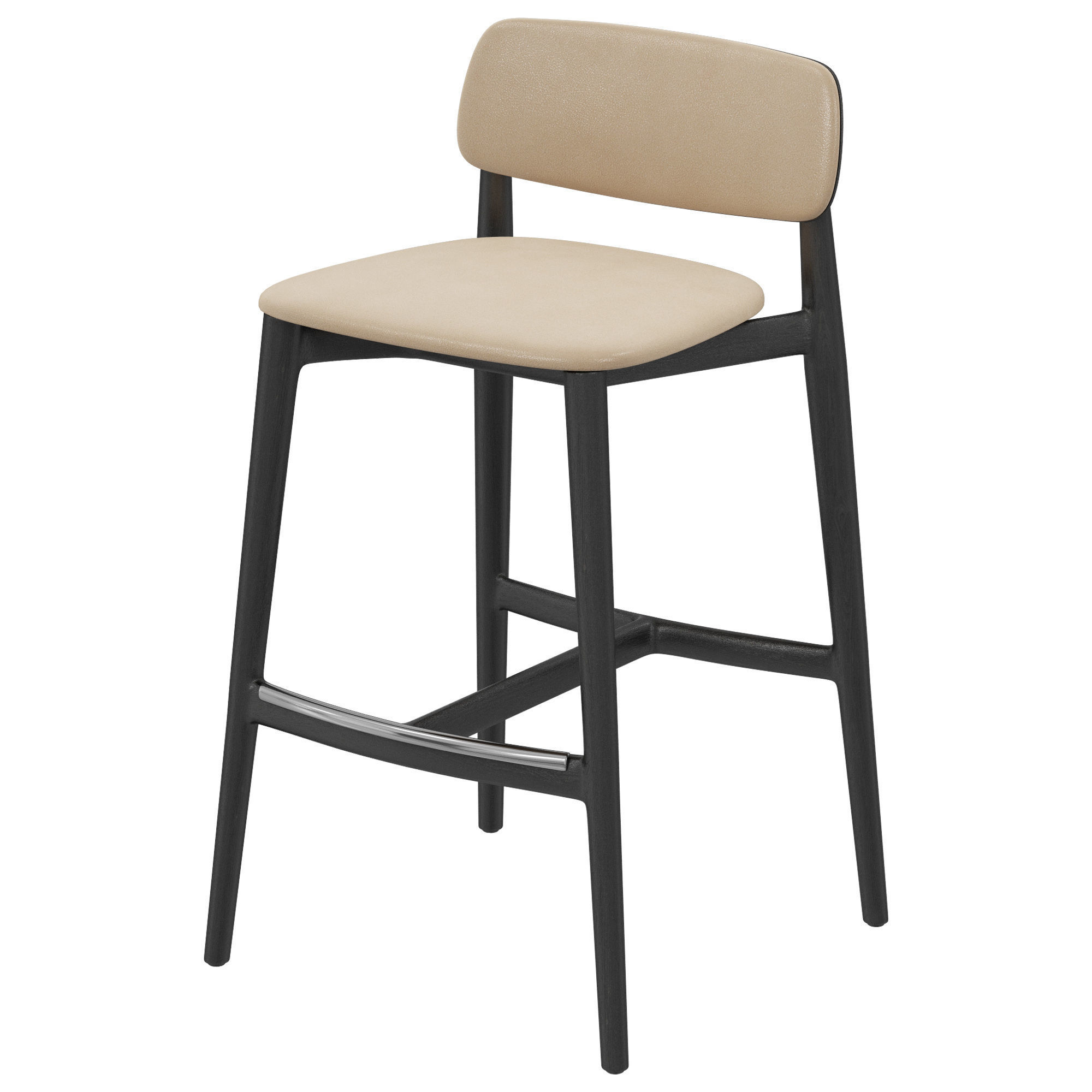 Poliform Curve stool 3D model_4
