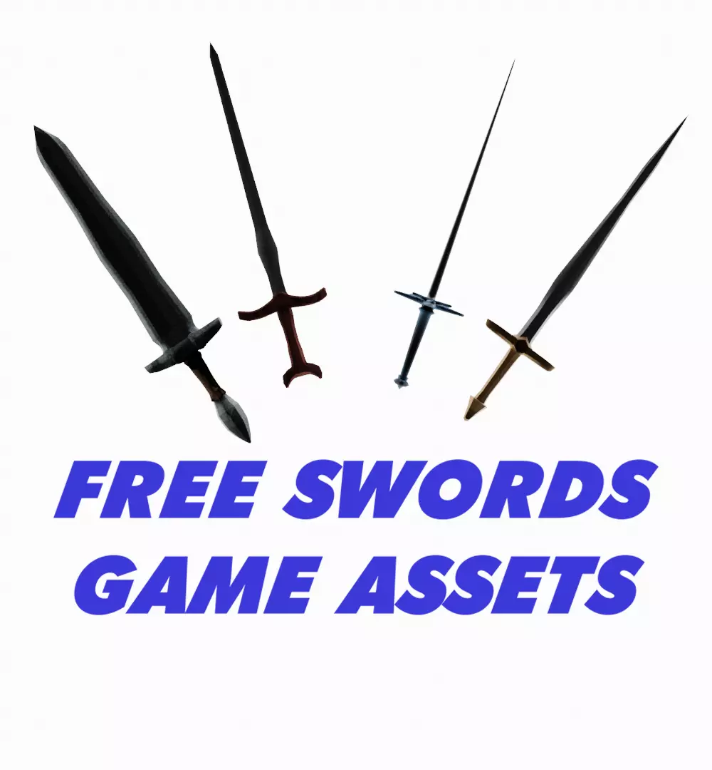 Swords Pack - game ready Free low-poly 3D model