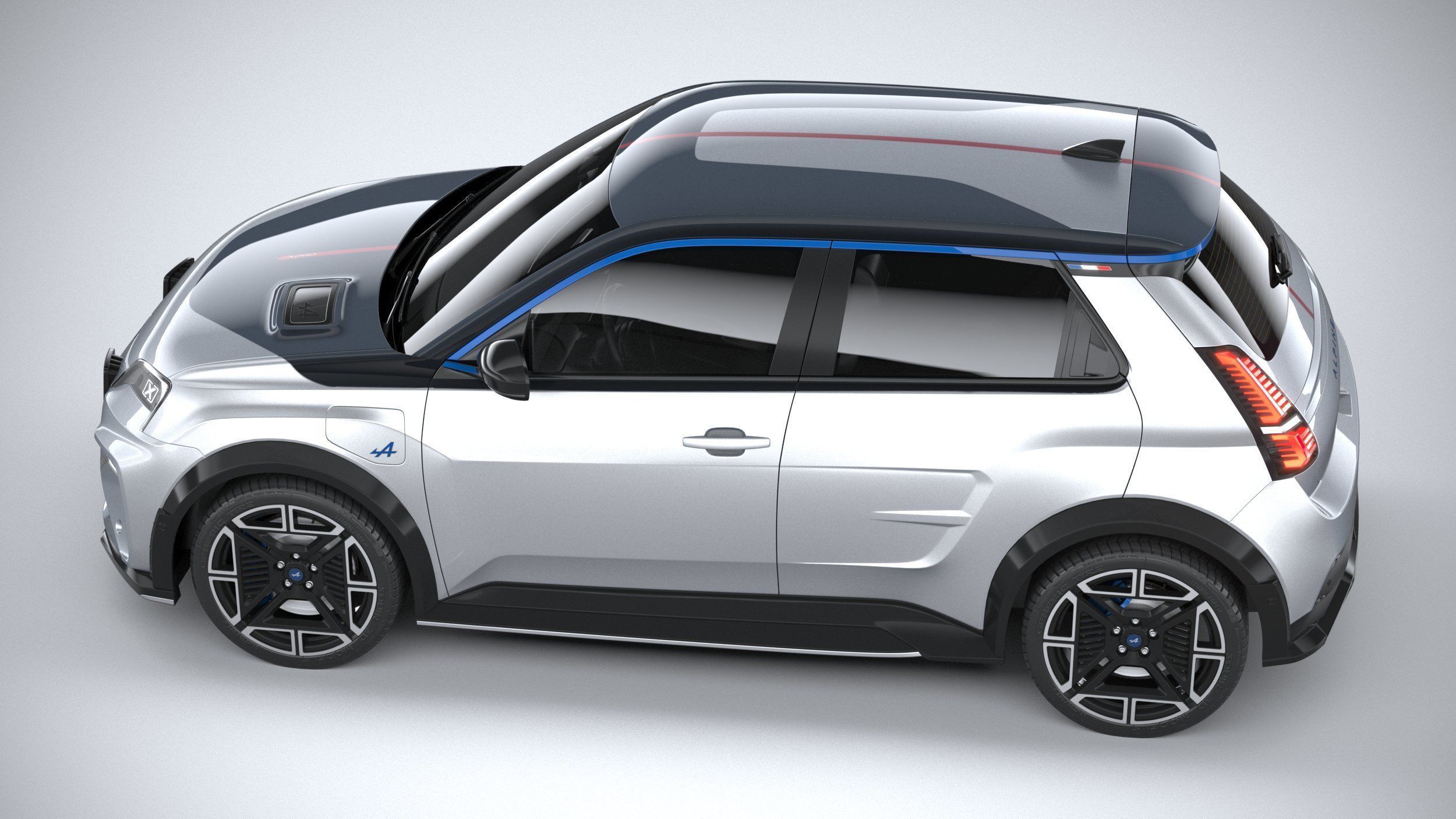 Alpine A290 2025 3D model_9