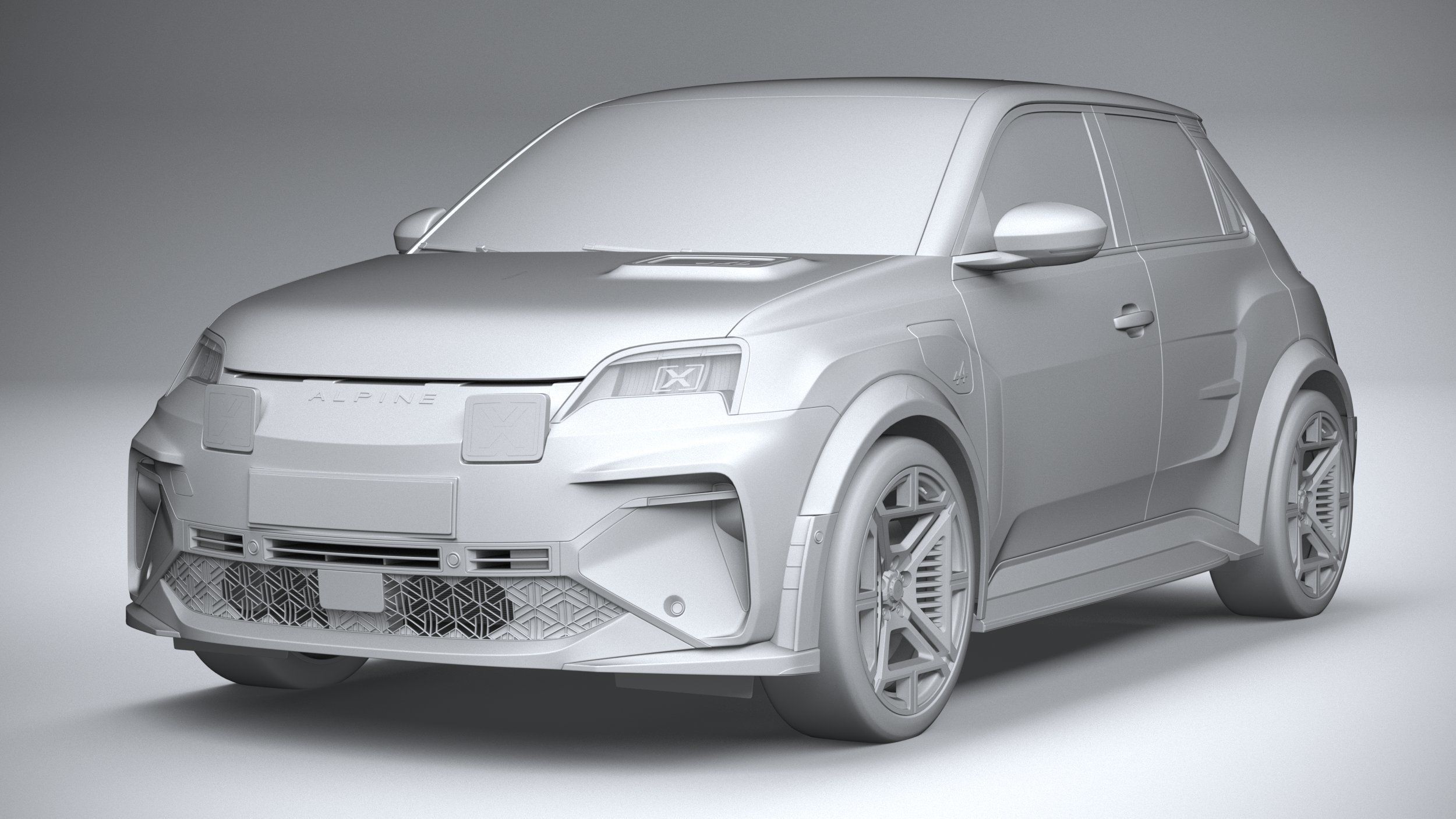 Alpine A290 2025 3D model_20