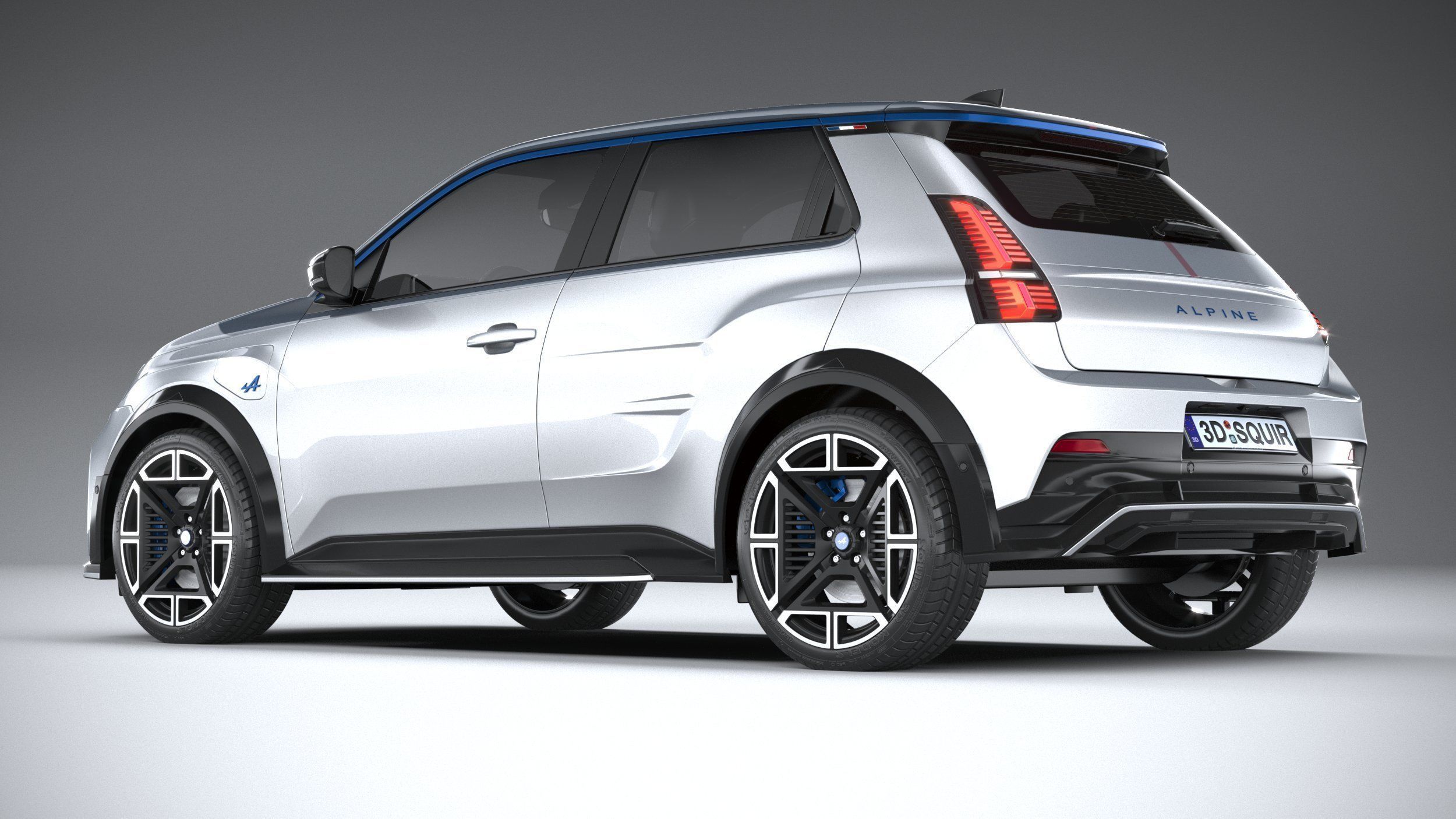 Alpine A290 2025 3D model_5