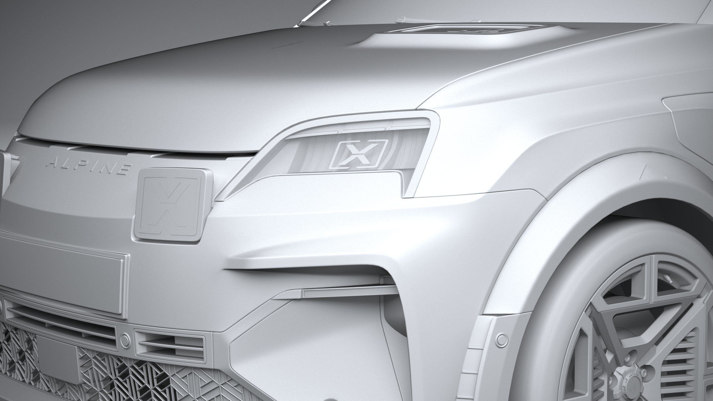 Alpine A290 2025 3D model_23