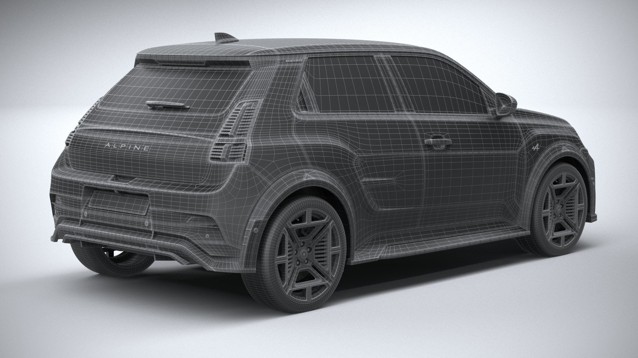 Alpine A290 2025 3D model_29