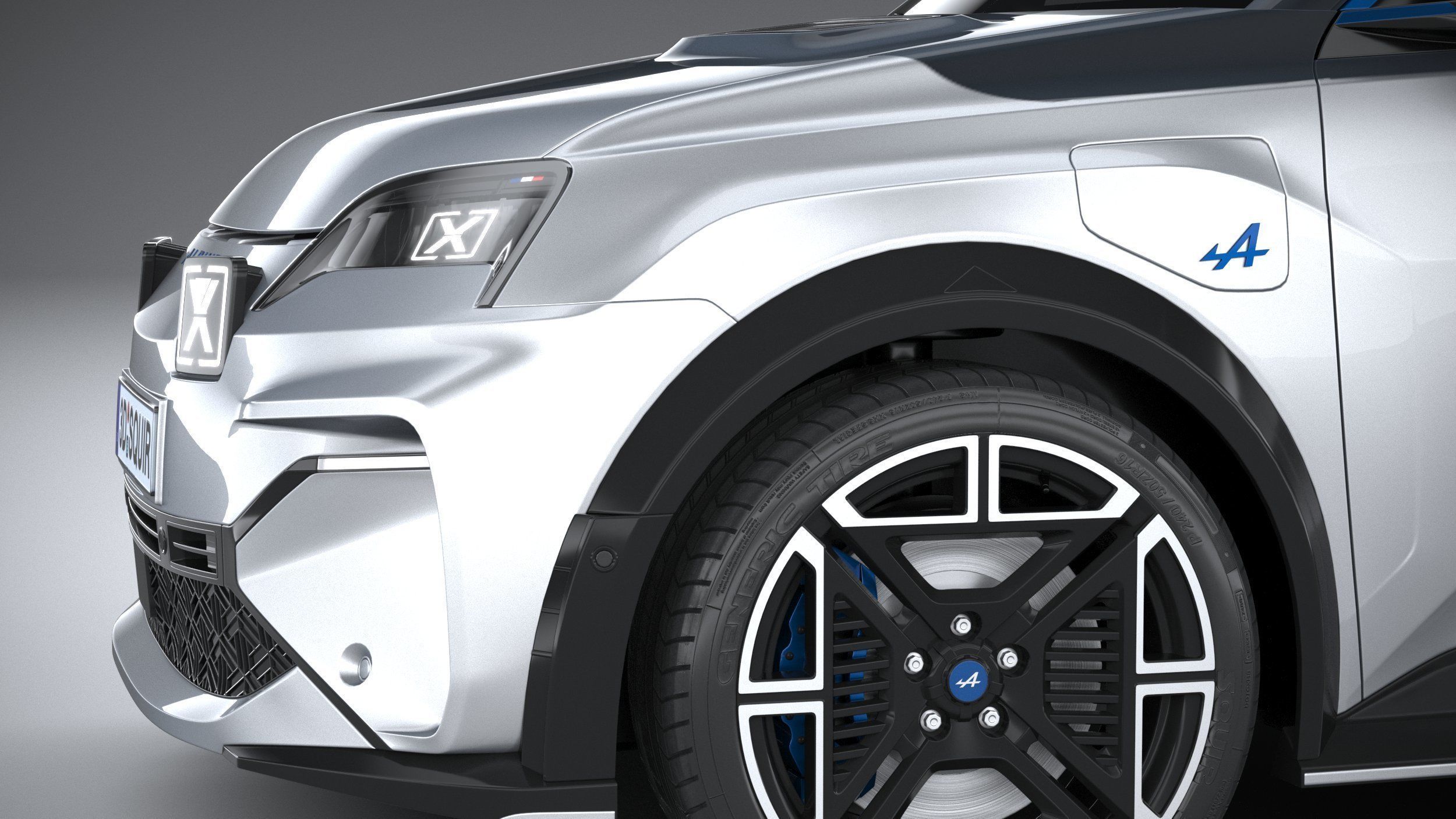 Alpine A290 2025 3D model_3