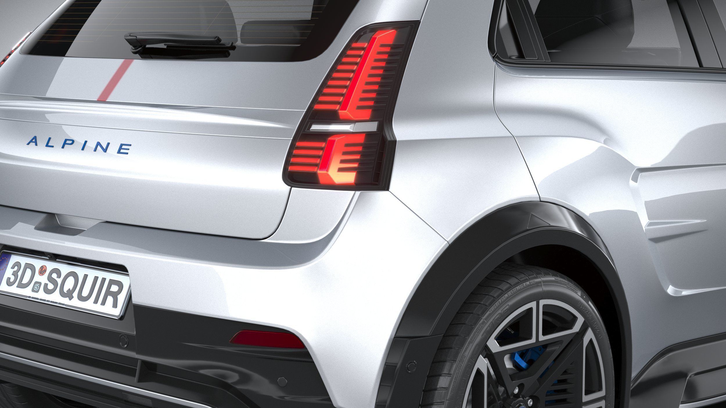 Alpine A290 2025 3D model_18