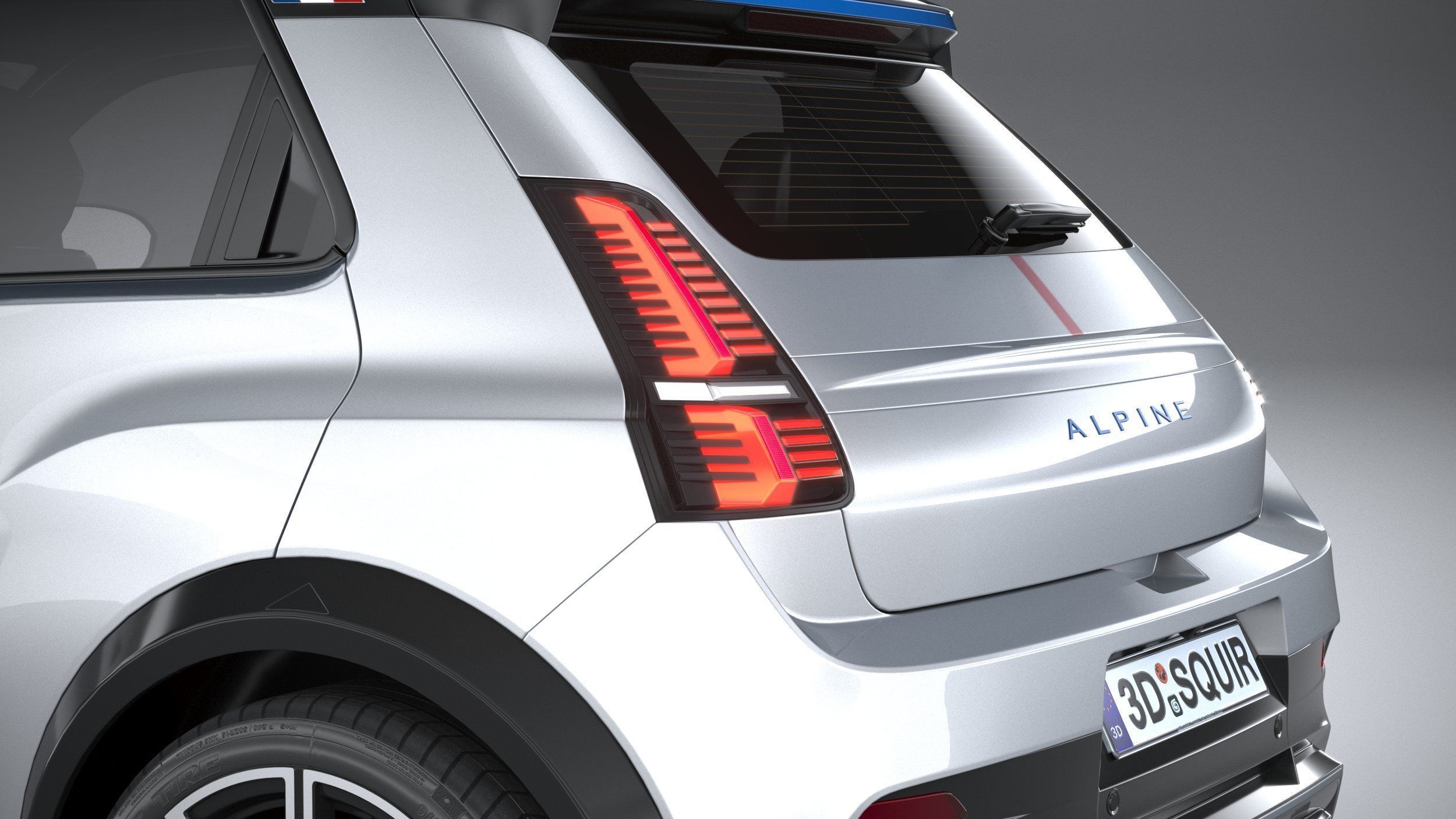 Alpine A290 2025 3D model_6