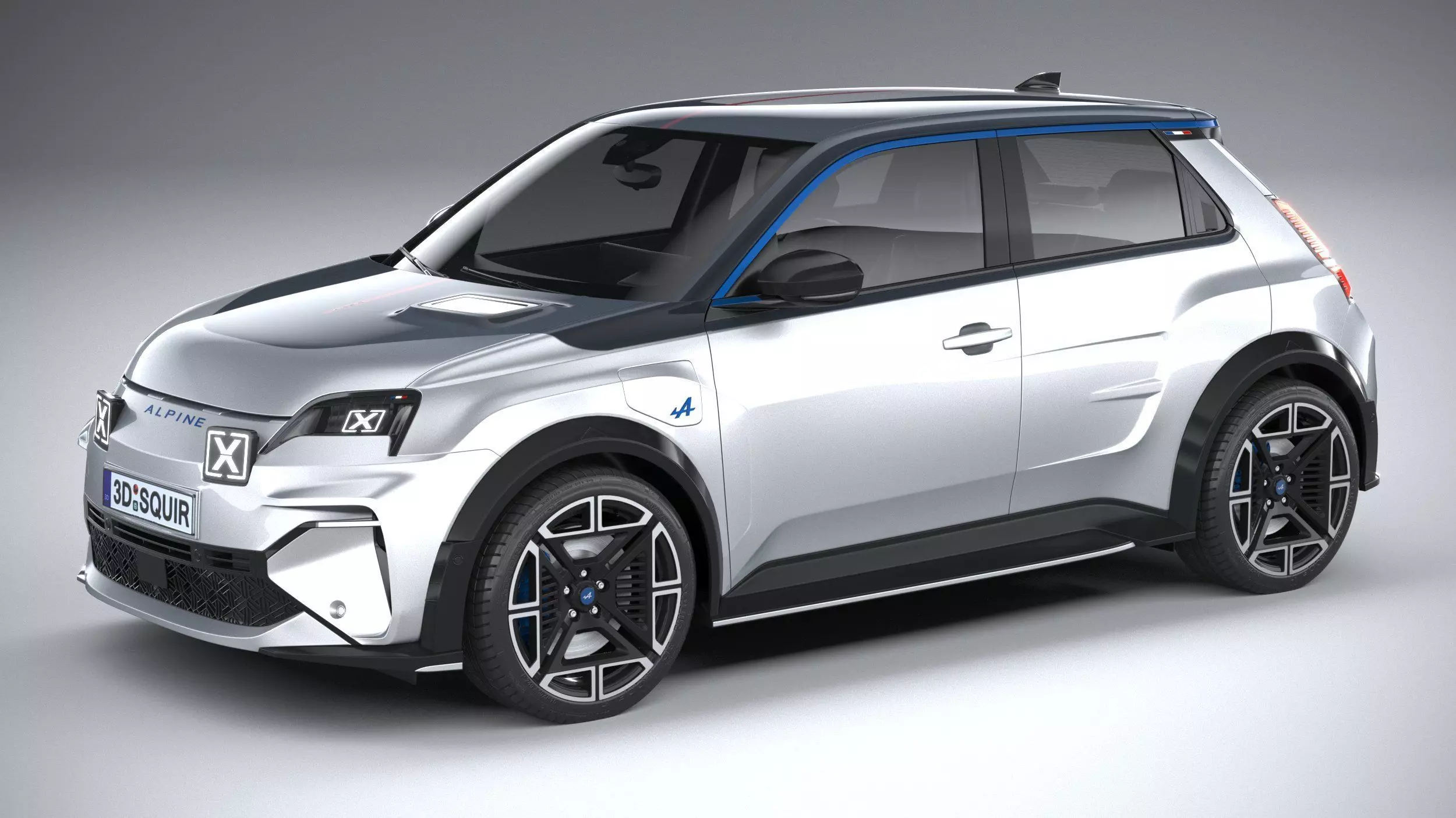 Alpine A290 2025 3D model_0
