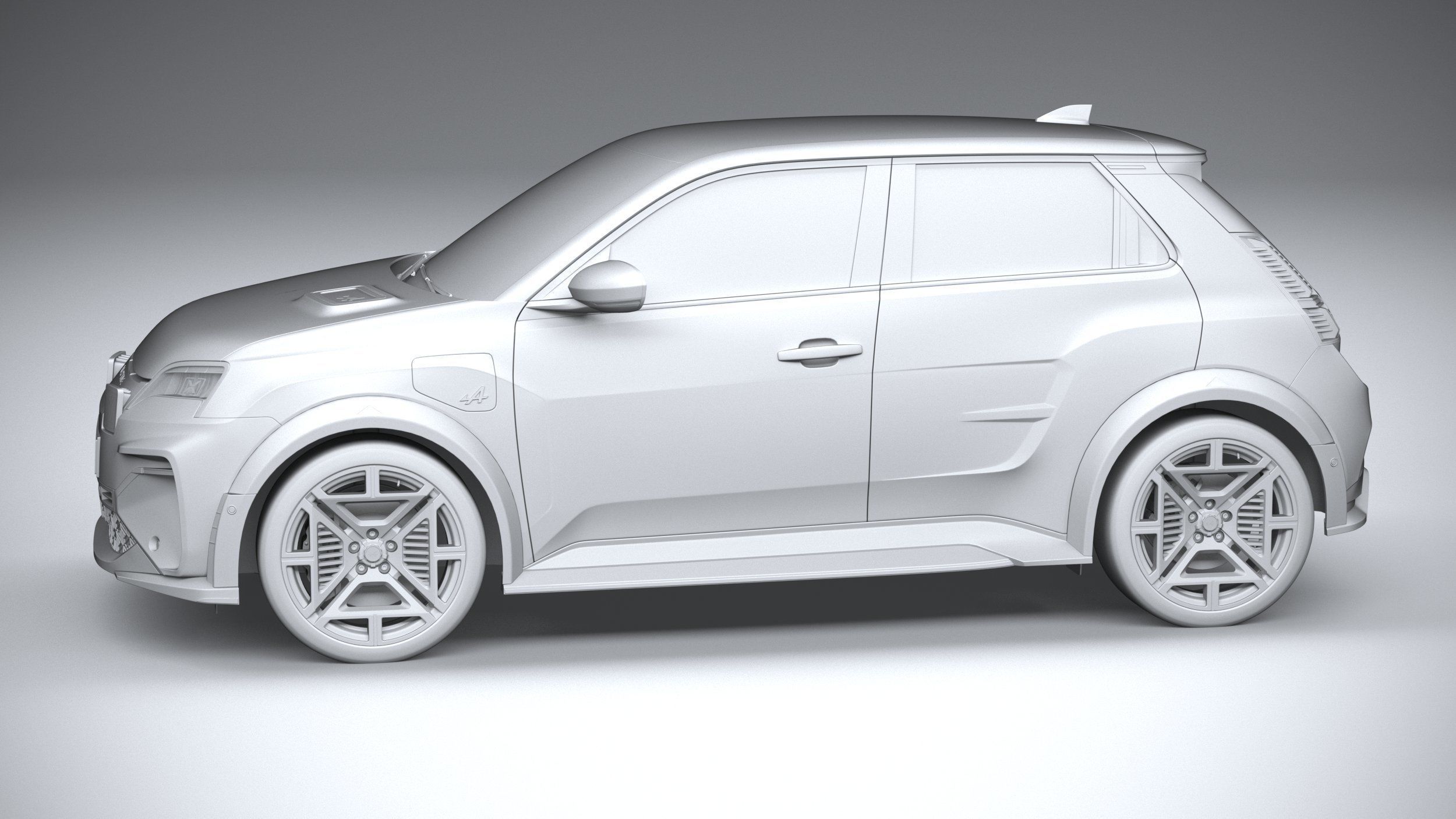 Alpine A290 2025 3D model_22