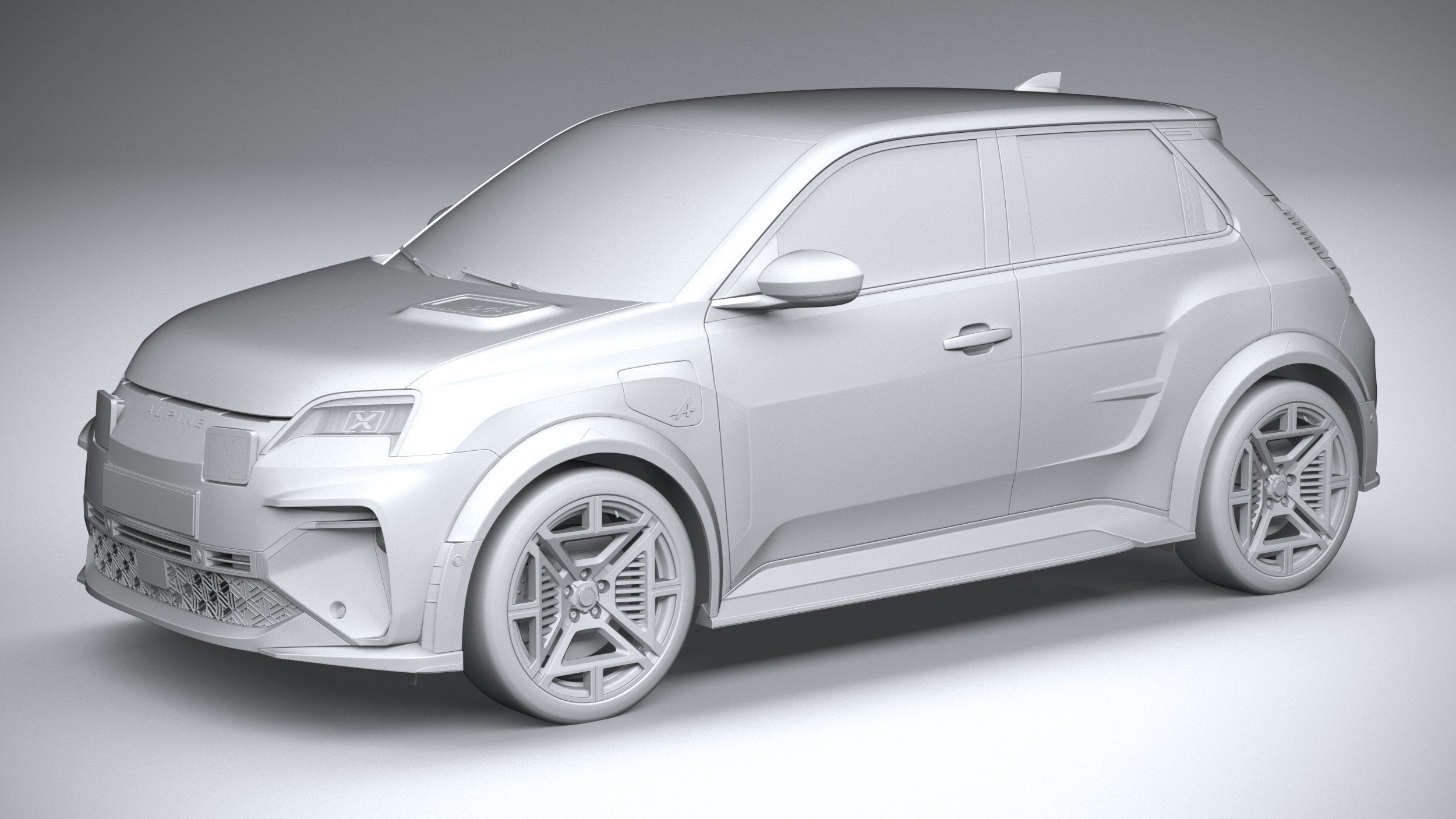 Alpine A290 2025 3D model_19