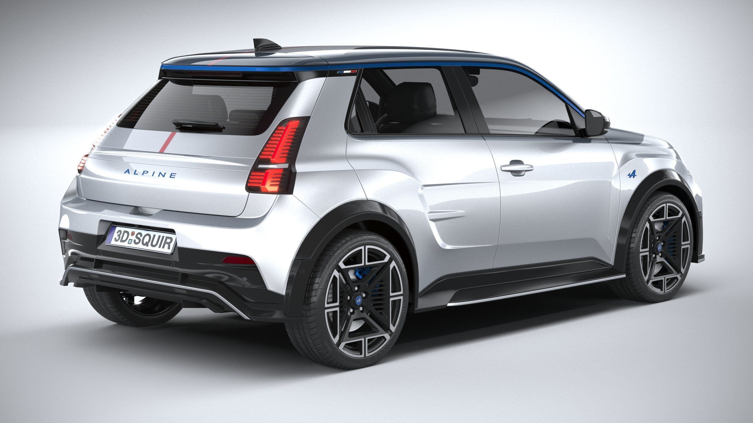 Alpine A290 2025 3D model_17