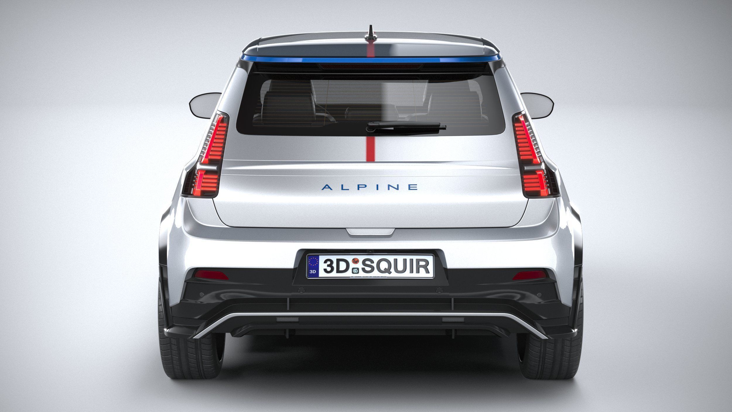 Alpine A290 2025 3D model_4