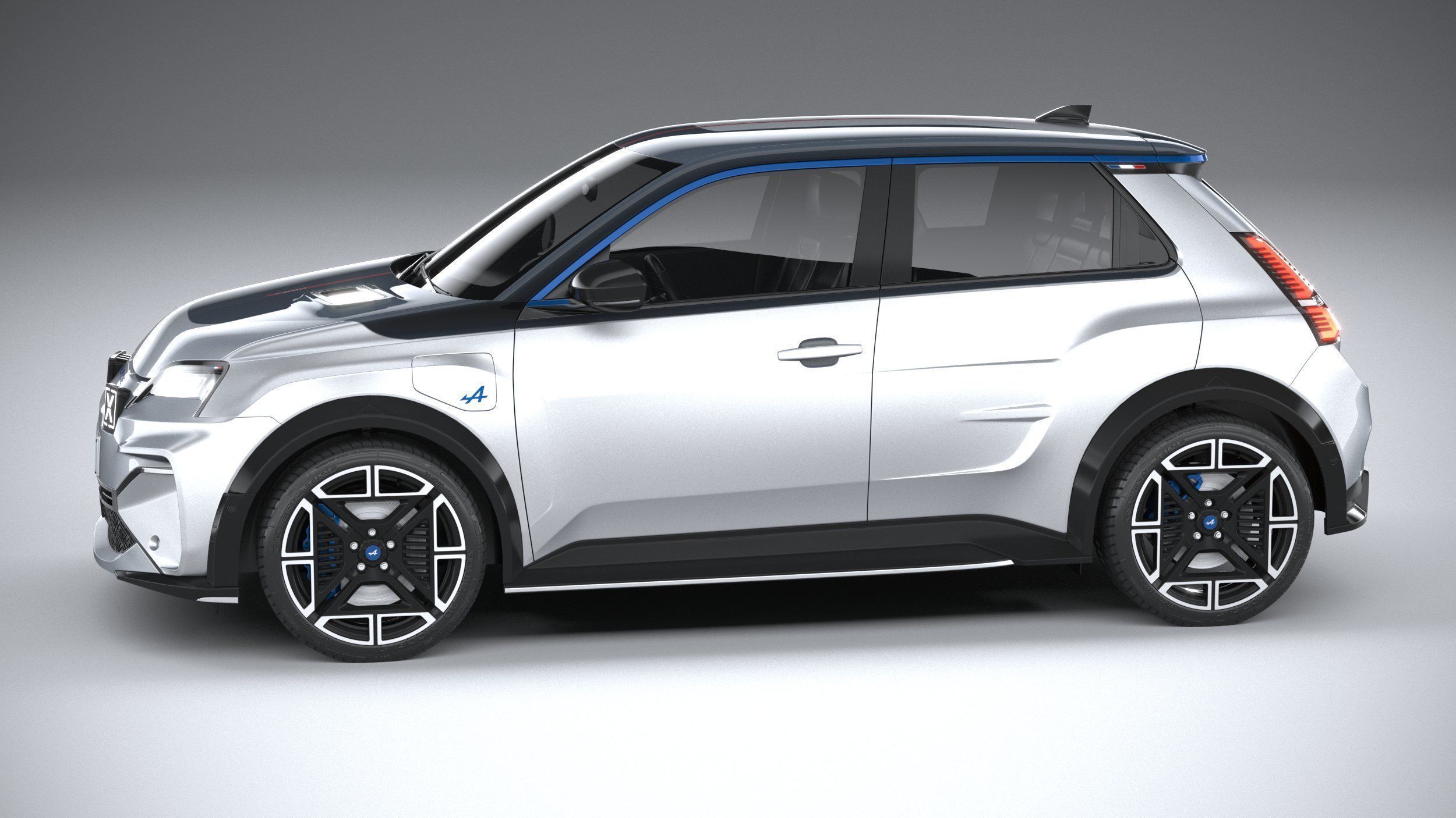 Alpine A290 2025 3D model_8