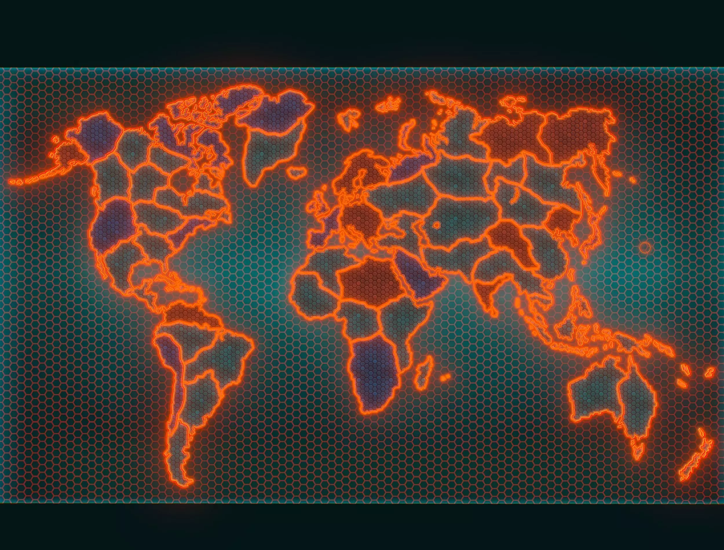 3D World Global Map Texture