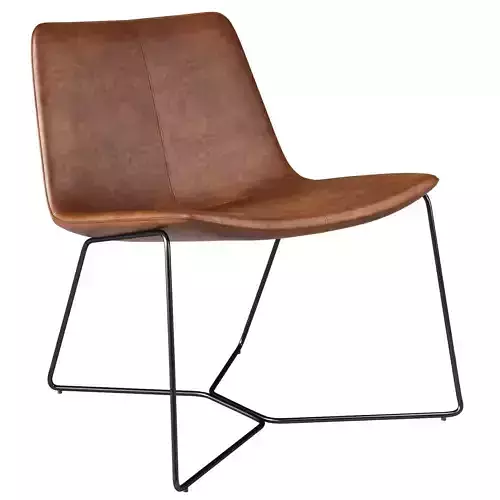 Slope Leather Lounge Chair
