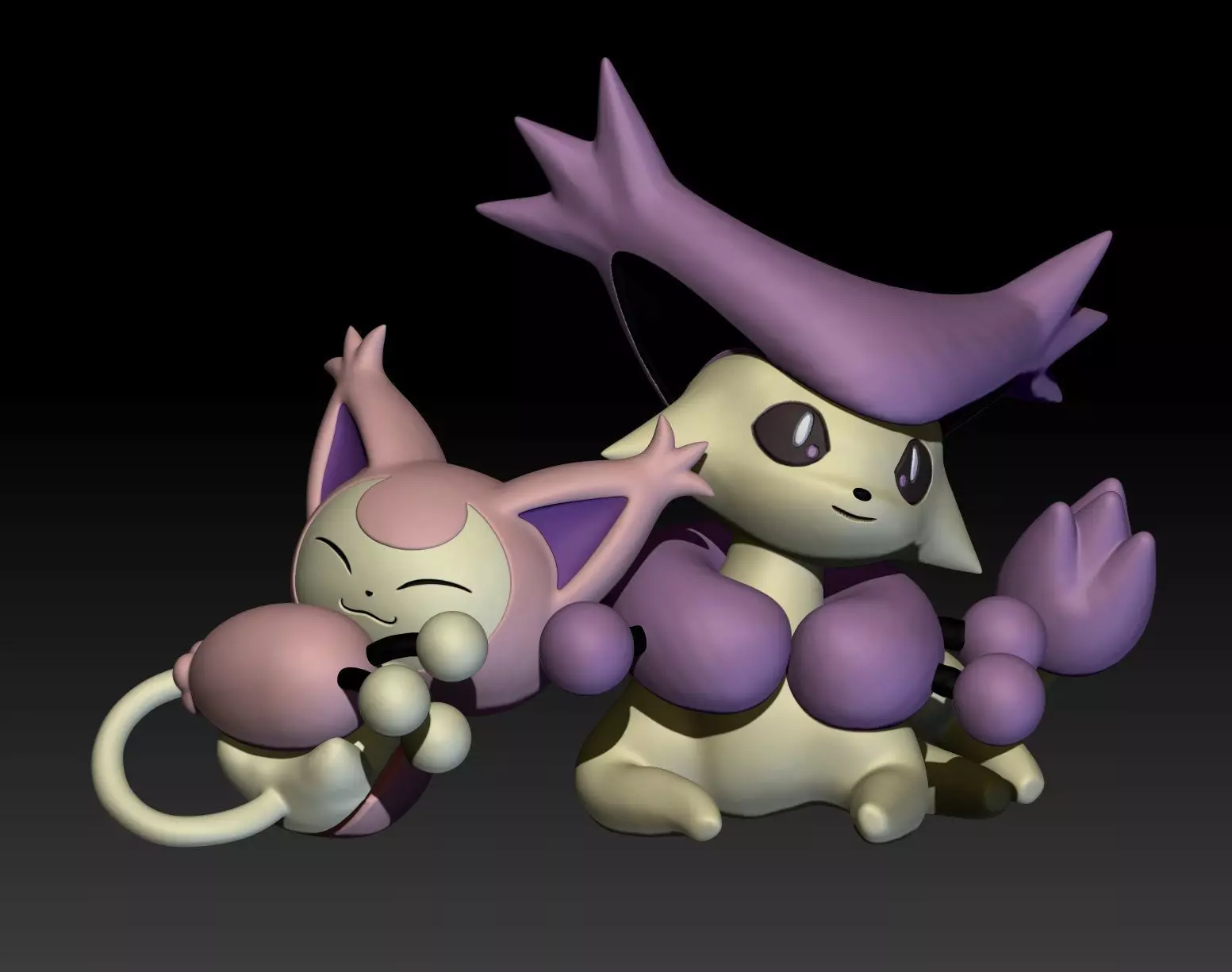 Pokemon Skitty Delcatty 3D print model_0