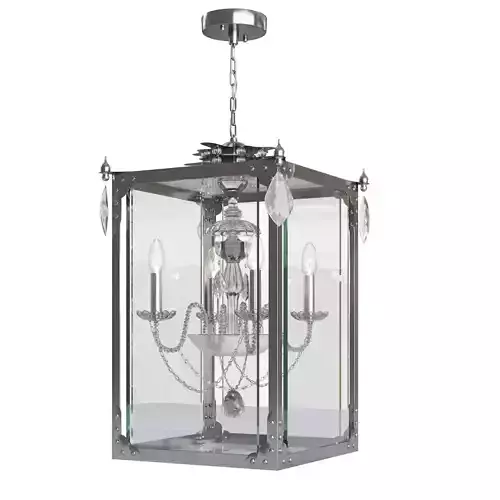 VANDERPUMP CHANDELIER NICKEL