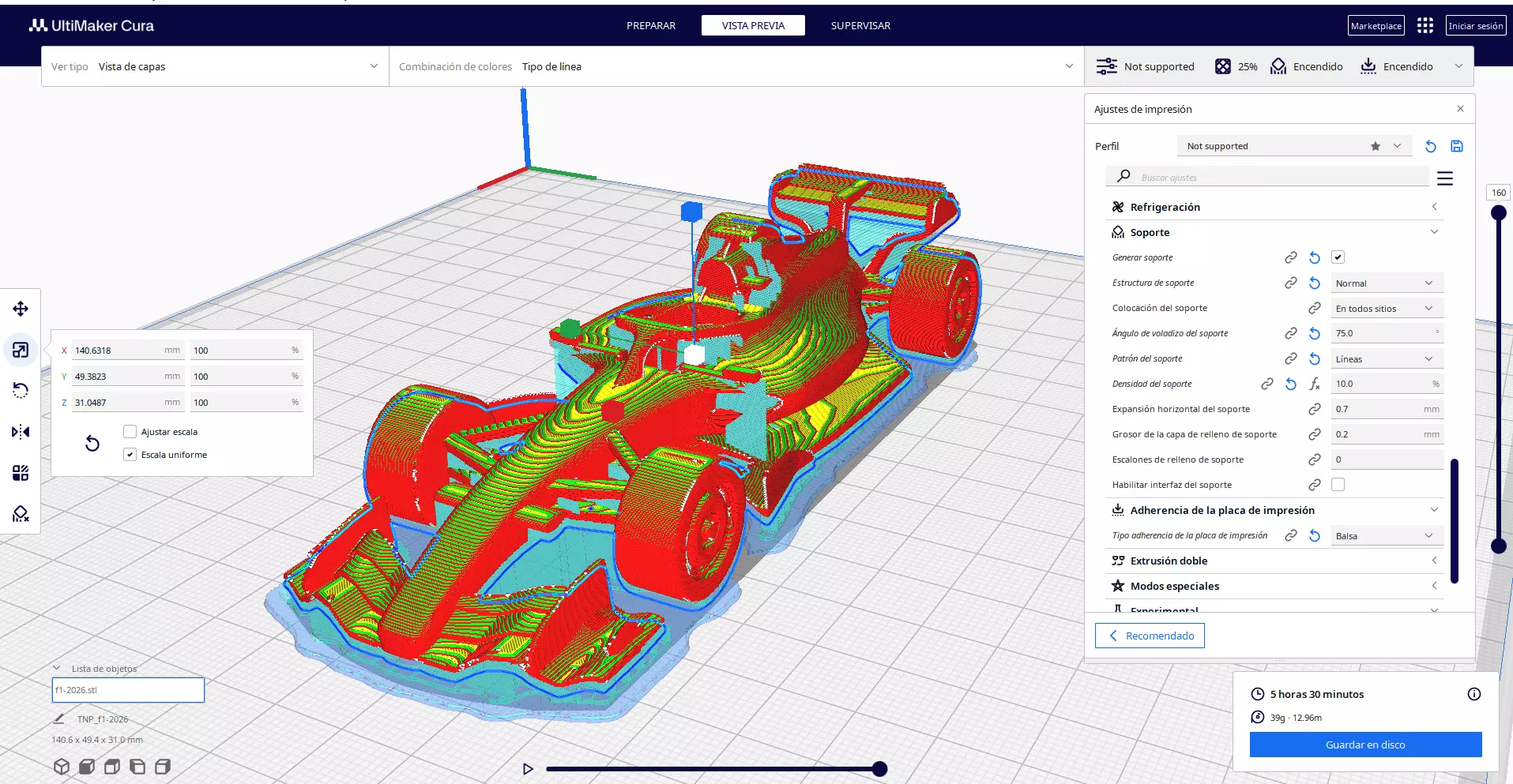 F1 2026 FIA concept car 3D print model_0