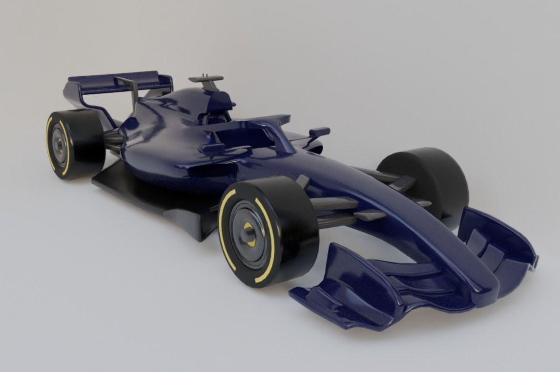 F1 2026 FIA concept car 3D print model_2