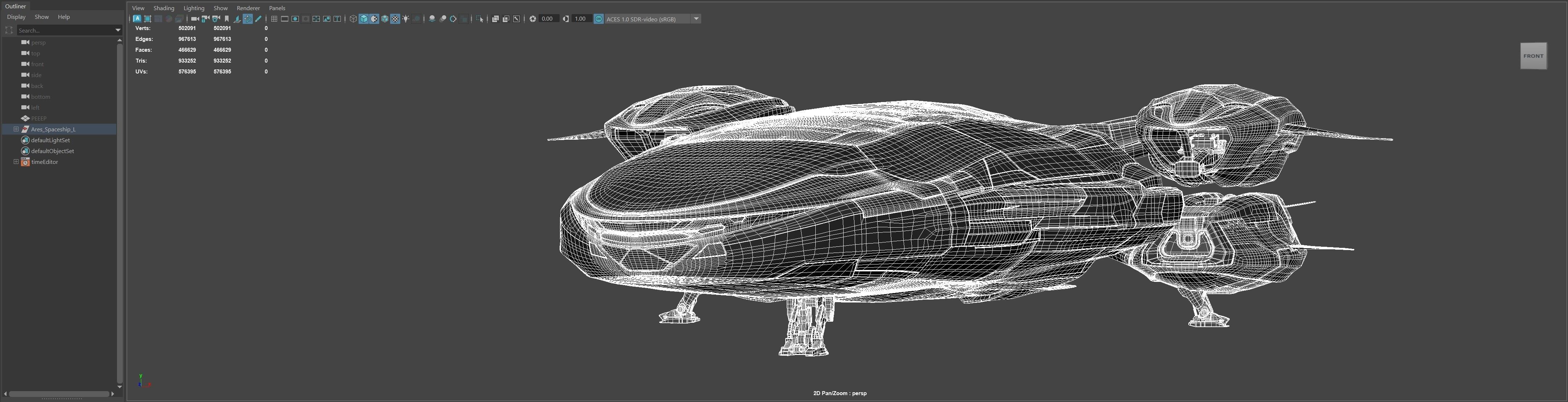 Ares Spaceship 3D model_18