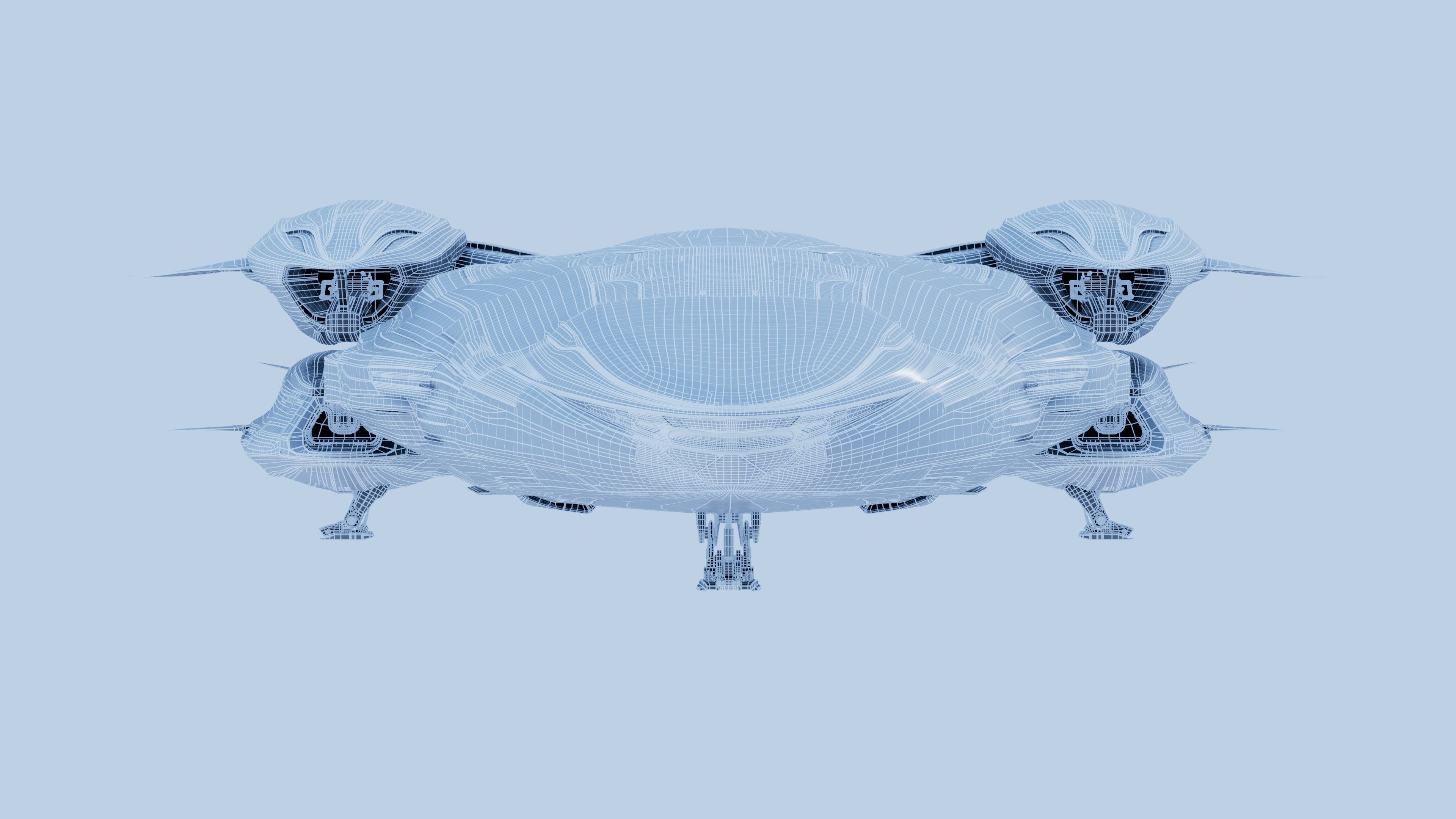 Ares Spaceship 3D model_12