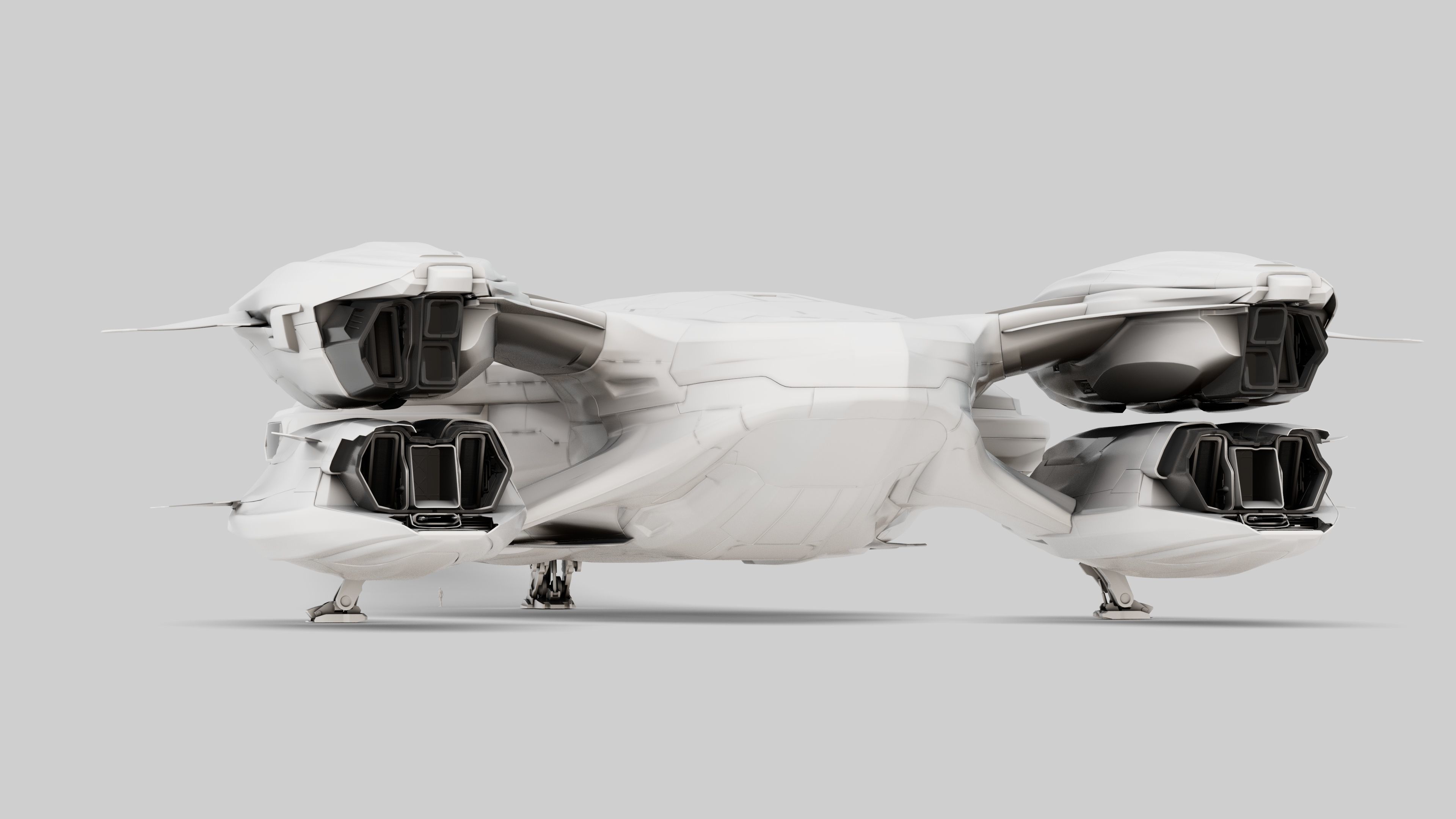 Ares Spaceship 3D model_6