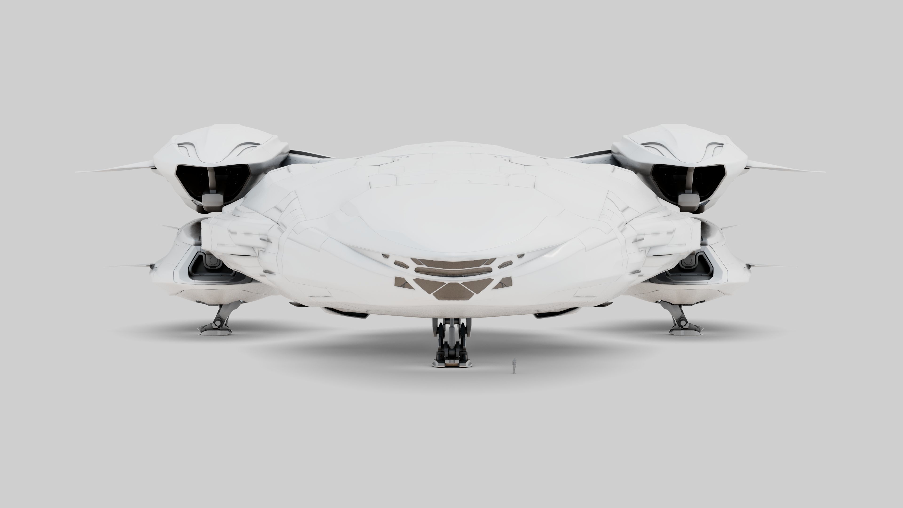 Ares Spaceship 3D model_5