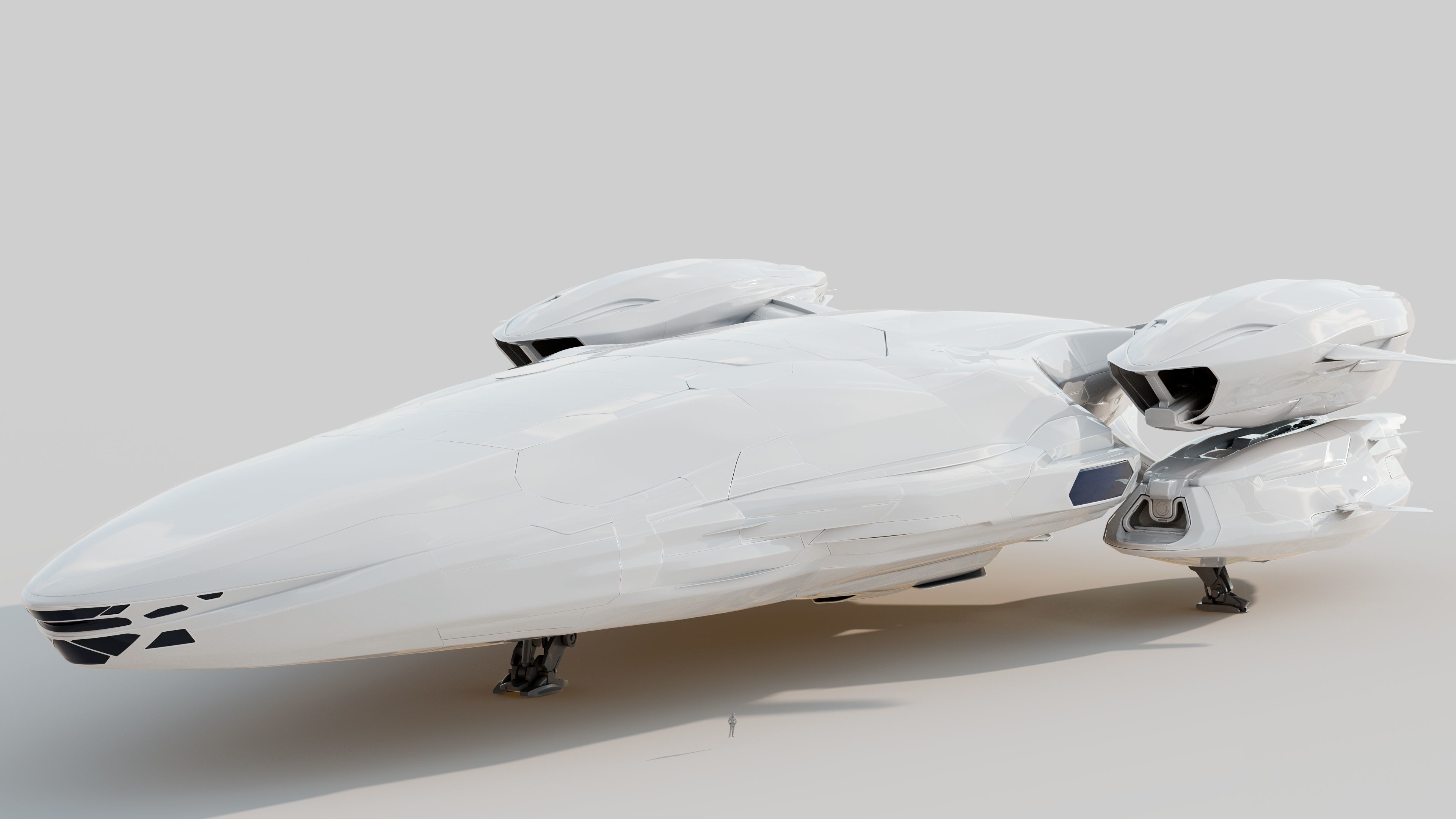 Ares Spaceship 3D model_7