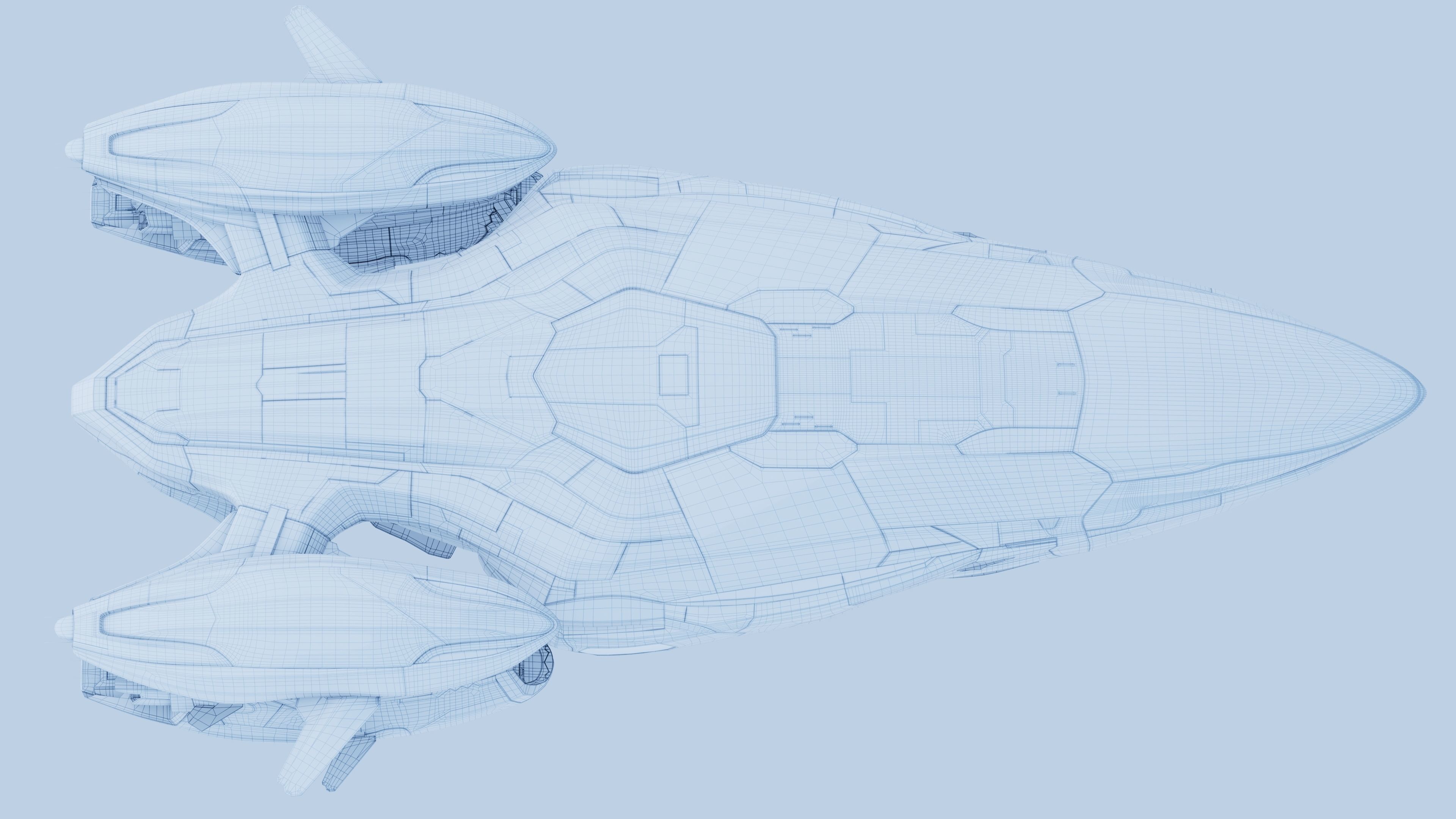 Ares Spaceship 3D model_10