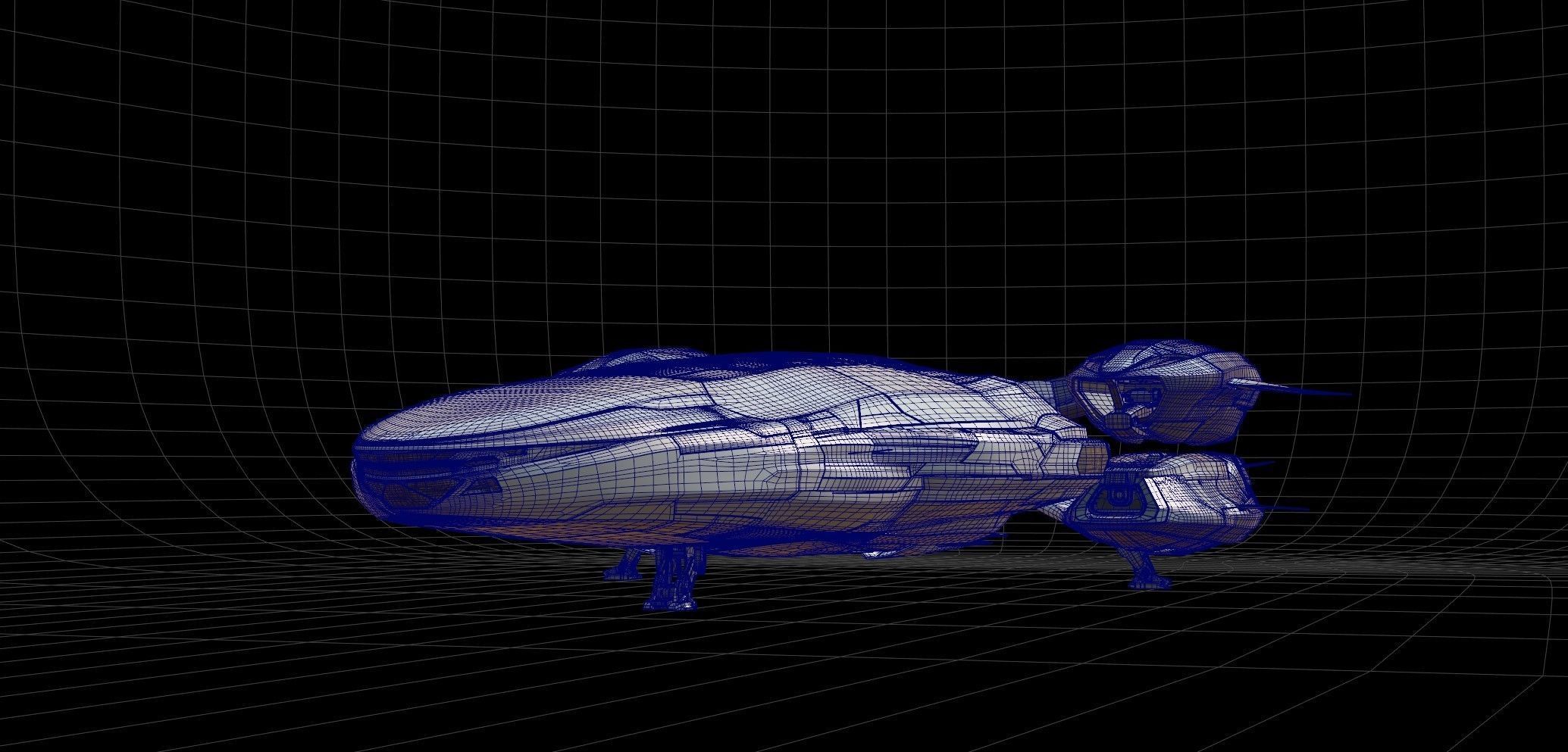 Ares Spaceship 3D model_15