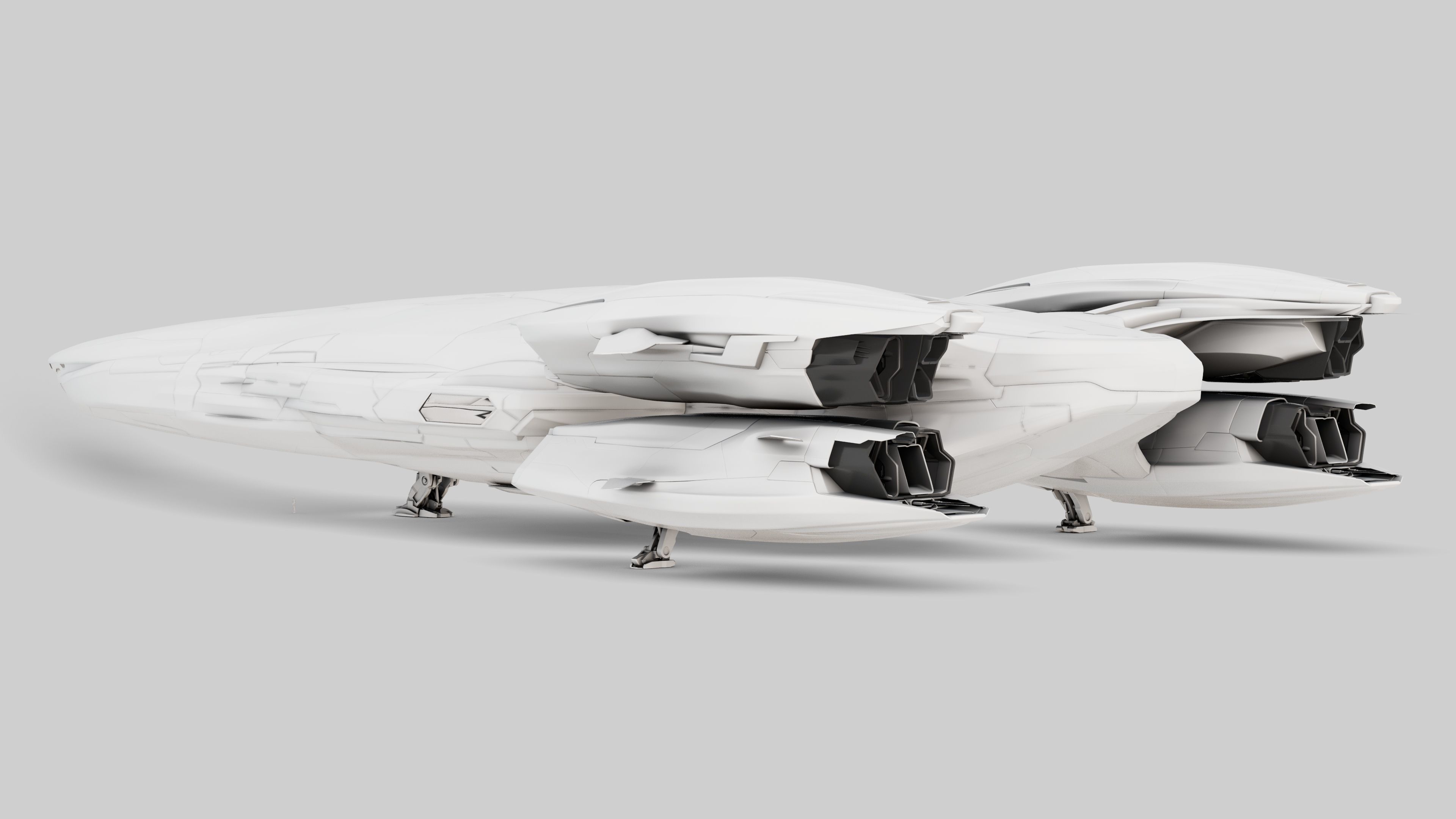 Ares Spaceship 3D model_8