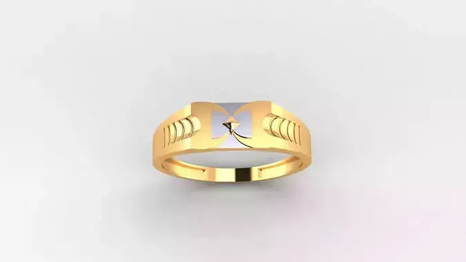 Steel Serenity Ring 3D print model