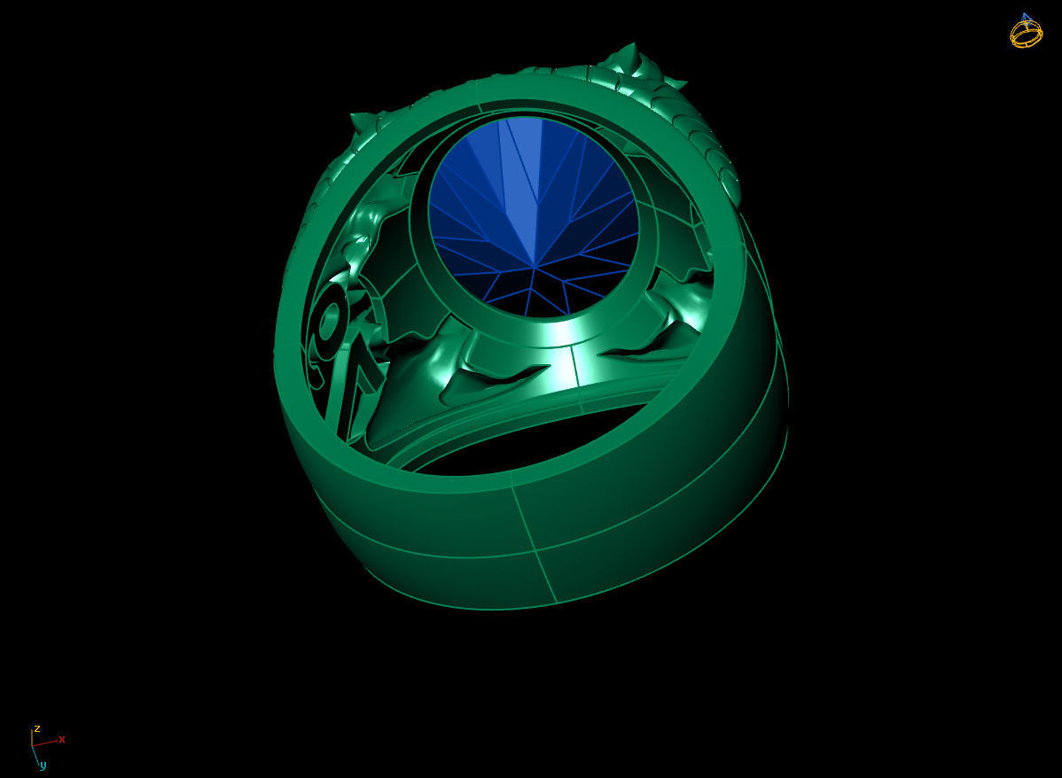 RING TIGER 3D print model_2