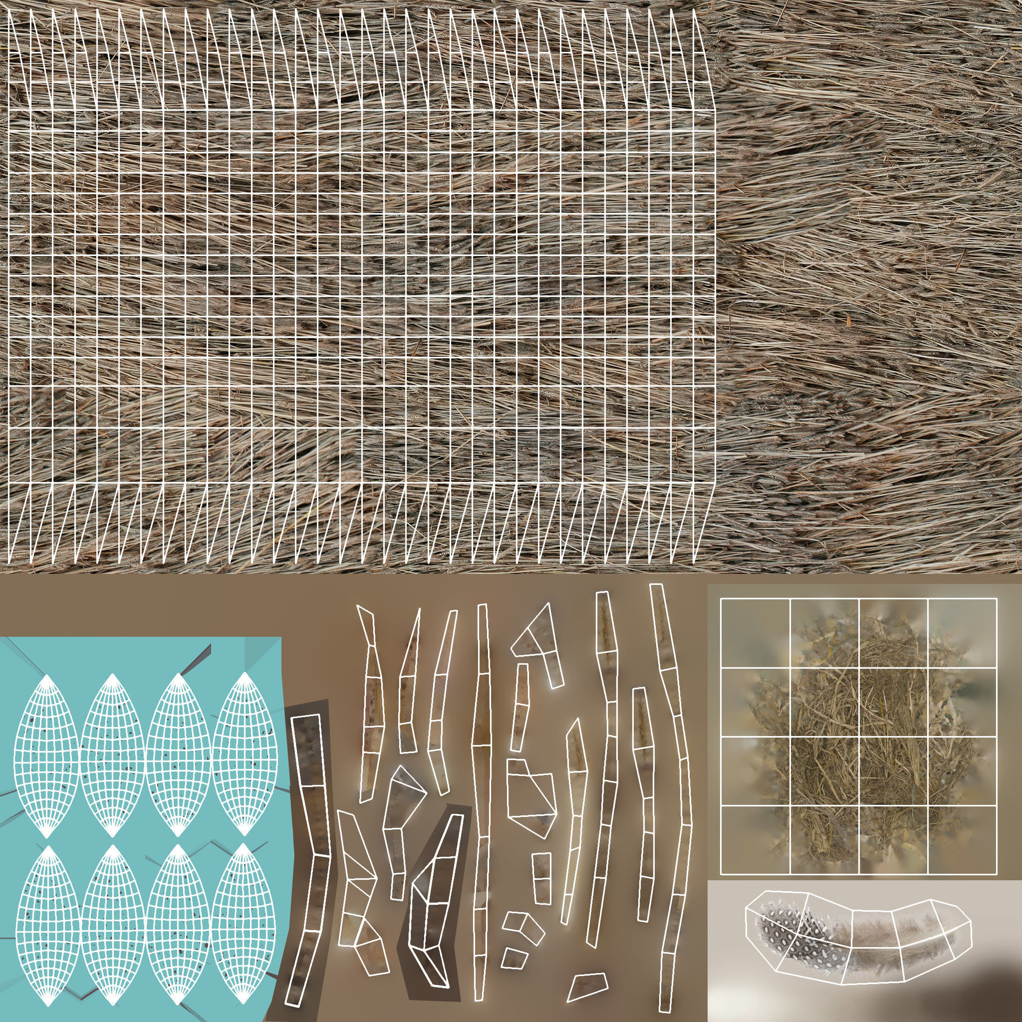 Bird Nest 3D model_7