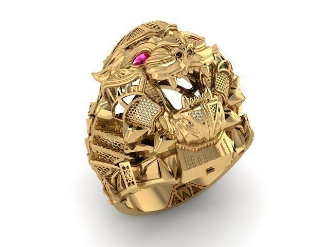 RING TIGER 3D print model