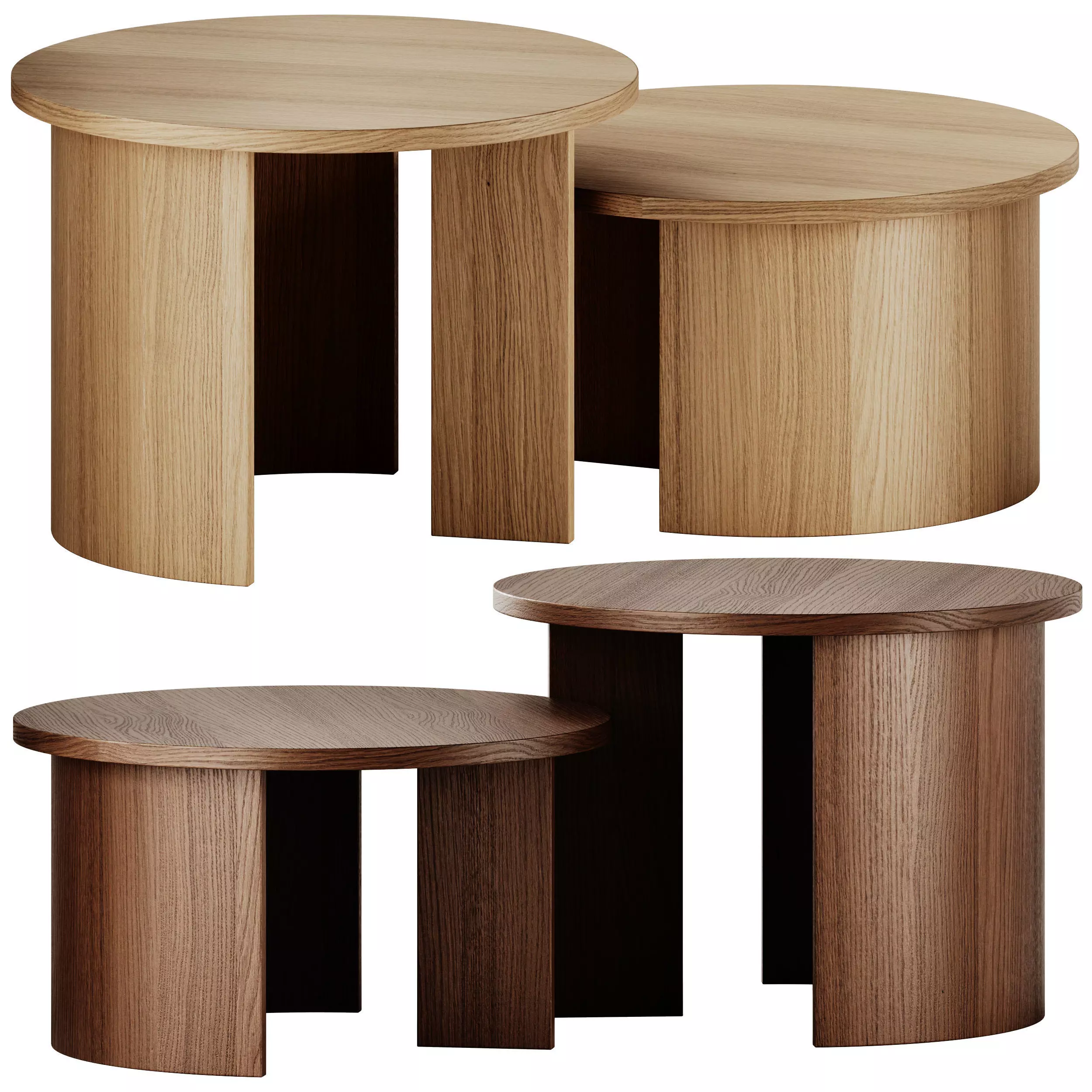 Nudo Giro Coffee Tables 3D model_0
