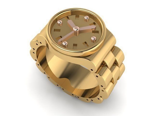 RING CLOCK 3D print model