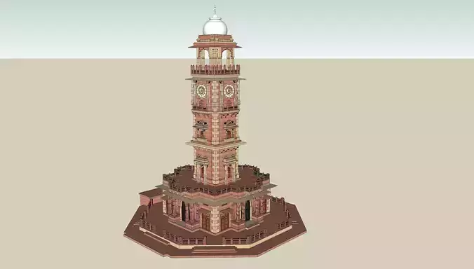 Indian Ghantaghar jodhpur tower 