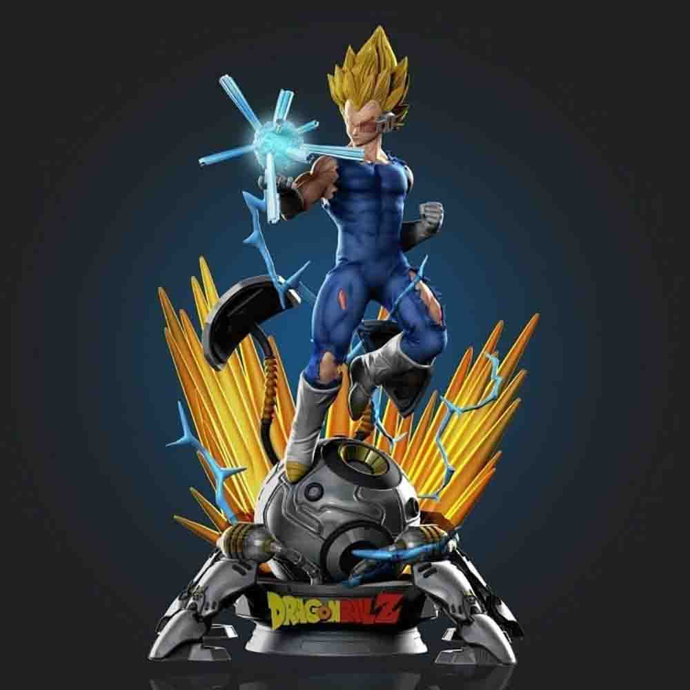 SSJ Vegeta on Capsule Dragon Ball 3D Model Ready to Print 3D print model_4